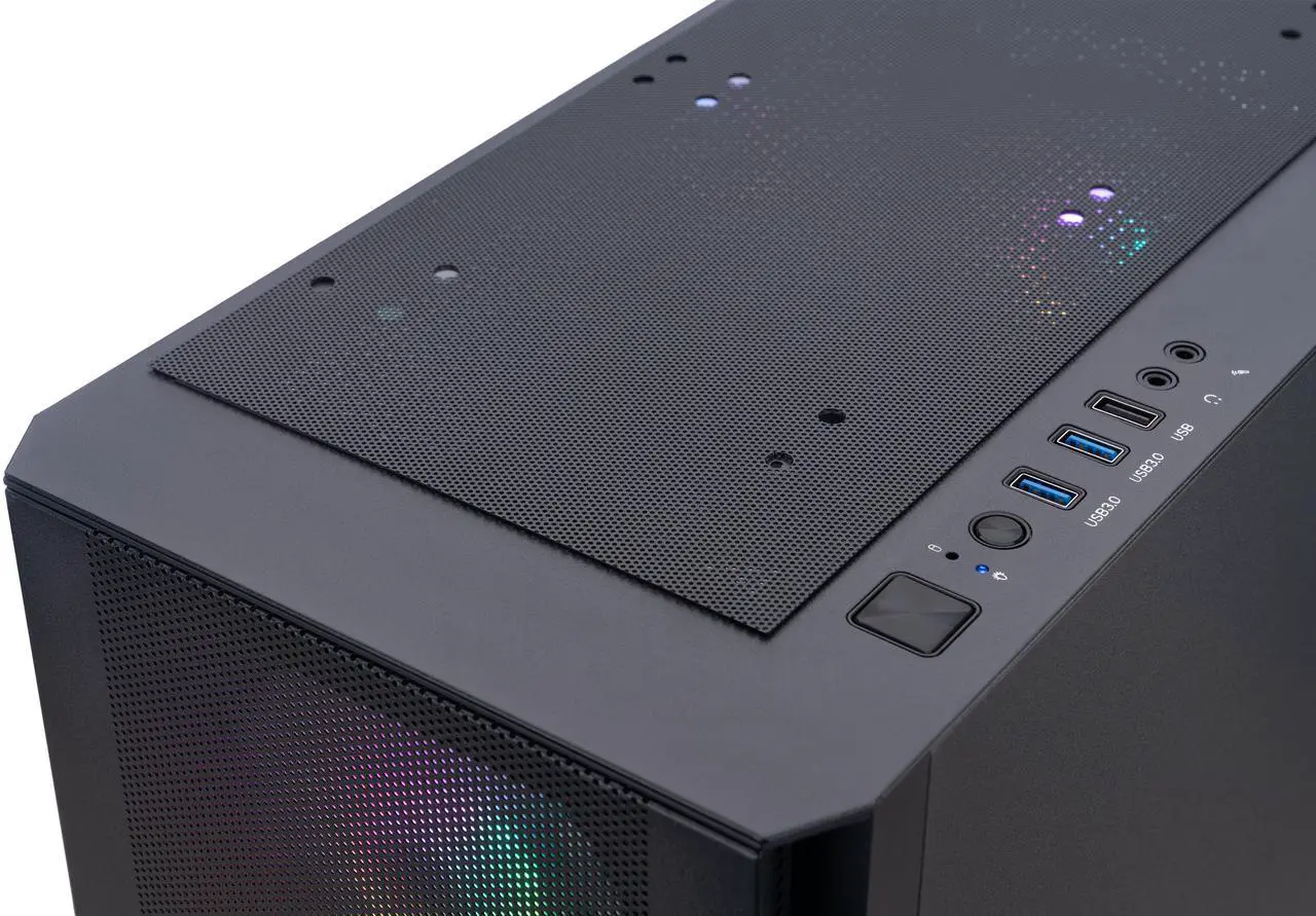 Alt view image 5 of 8 - ABS Aquilon Aqua Gaming PC - Windows 11 - Intel Core i5-13400F - GeForce RTX 4060 - DLSS 3 - AI-Powered Performance - 32GB DDR4 3200MHz - 1TB (512GBx2) NVMe SSD - AA13400F4060