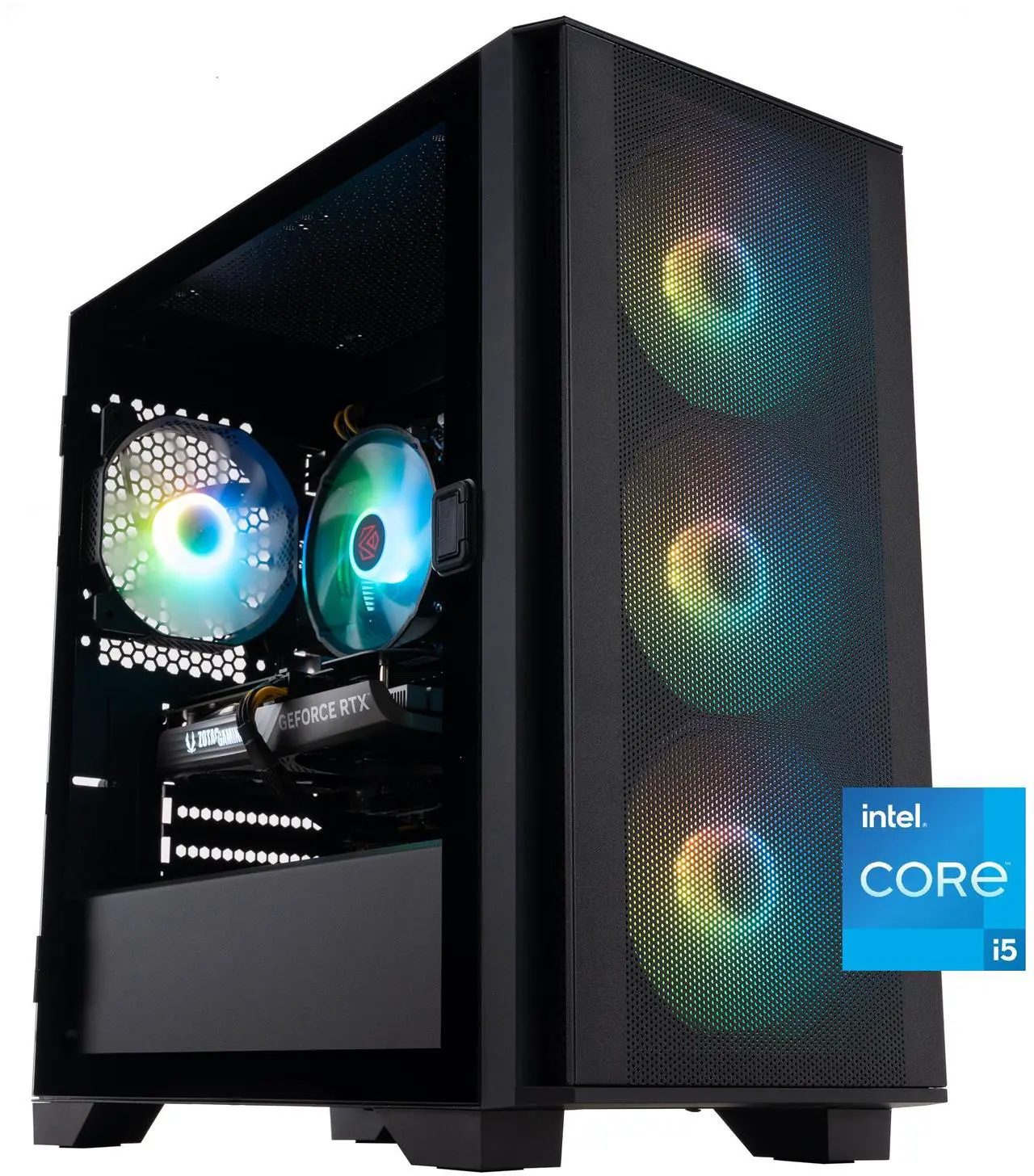 Main image of ABS Aquilon Aqua Gaming PC - Windows 11 - Intel Core i5-13400F - GeForce RTX 4060 - DLSS 3 - AI-Powered Performance - 32GB DDR4 3200MHz - 1TB (512GBx2) NVMe SSD - AA13400F4060