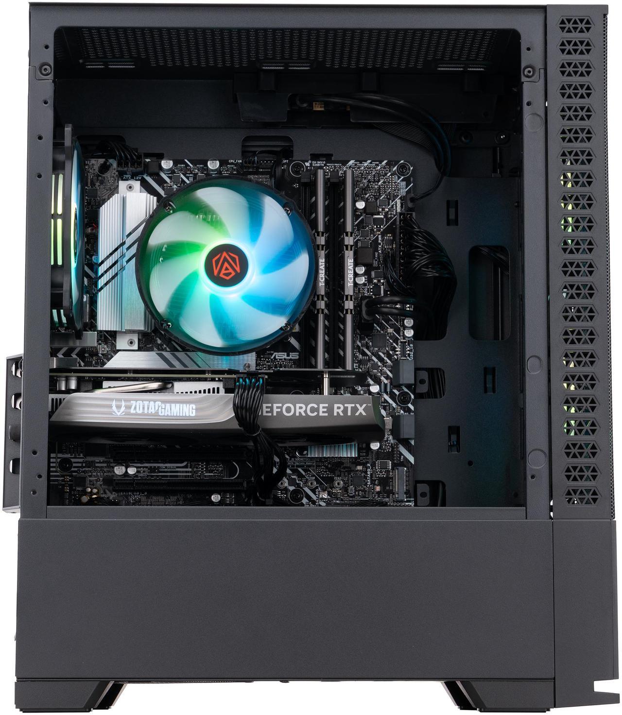 Alt view image 4 of 8 - ABS Cyclone Aqua Gaming PC - Windows 11 - Intel Core i5-13400F - GeForce RTX 4060 - DLSS 3 - AI-Powered Performance - 32GB DDR4 3200MHz - 1TB M.2 NVMe SSD - CA13400F40604