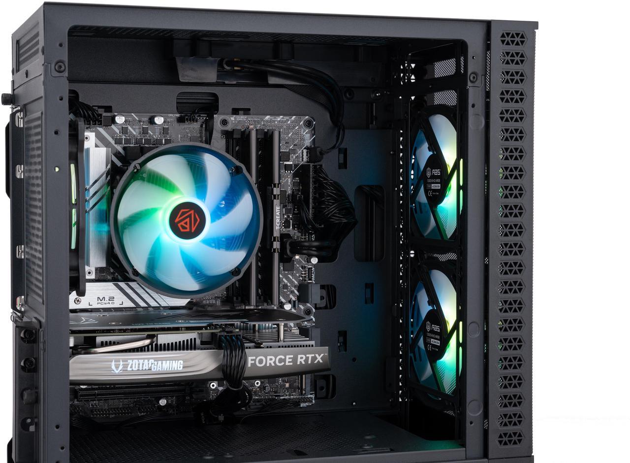 Alt view image 7 of 8 - ABS Cyclone Aqua Gaming PC - Windows 11 - Intel Core i5-13400F - GeForce RTX 4060 - DLSS 3 - AI-Powered Performance - 32GB DDR4 3200MHz - 1TB M.2 NVMe SSD - CA13400F40604