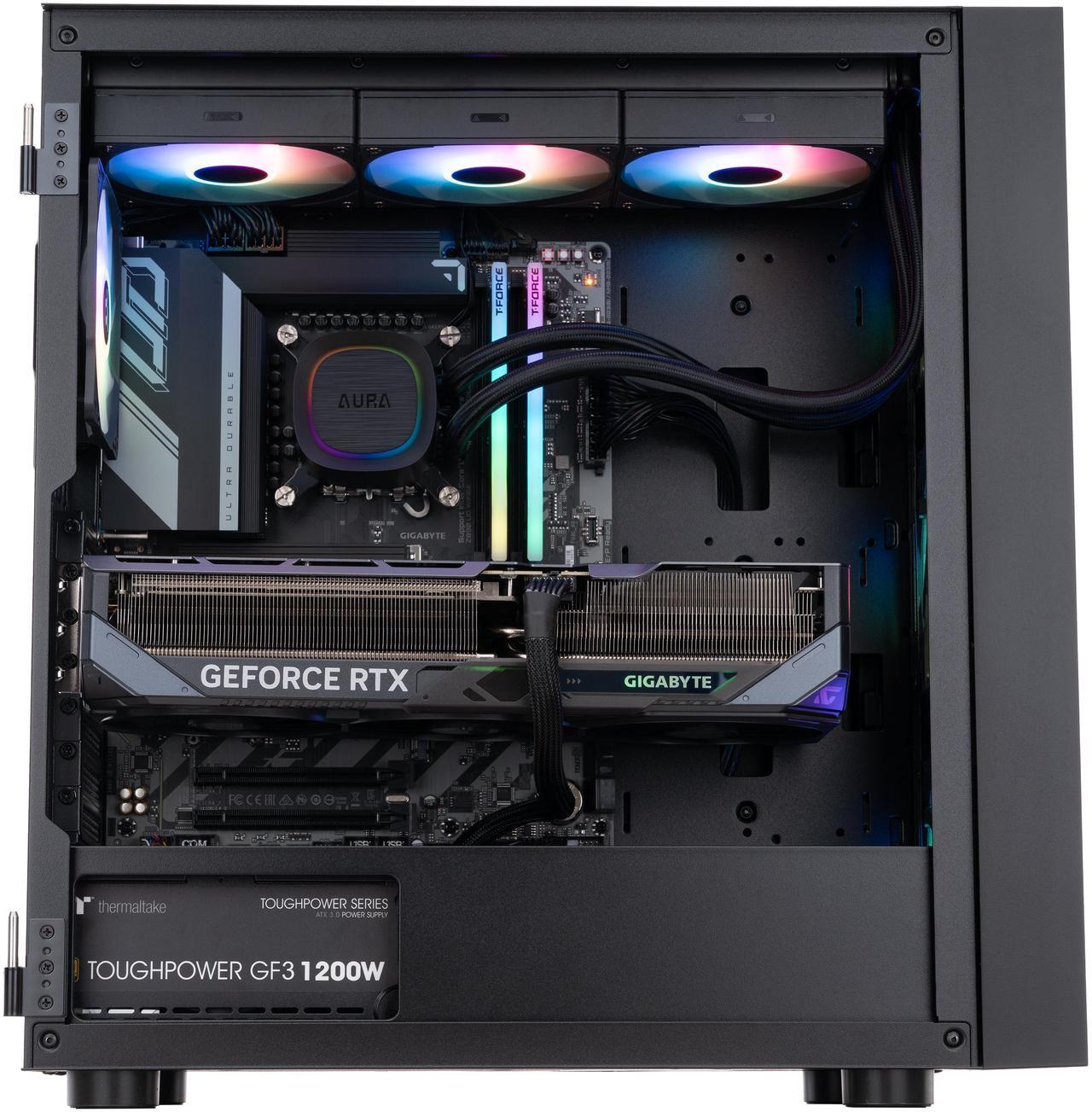Alt view image 4 of 8 - ABS Eurus Aqua Gaming PC - Windows 11 - Intel Core Ultra 9 285K - GeForce RTX 5090 - DLSS 4 - AI-Powered Performance - 32GB DDR5 6000MHz - 2TB M.2 NVMe SSD - EA285K50903