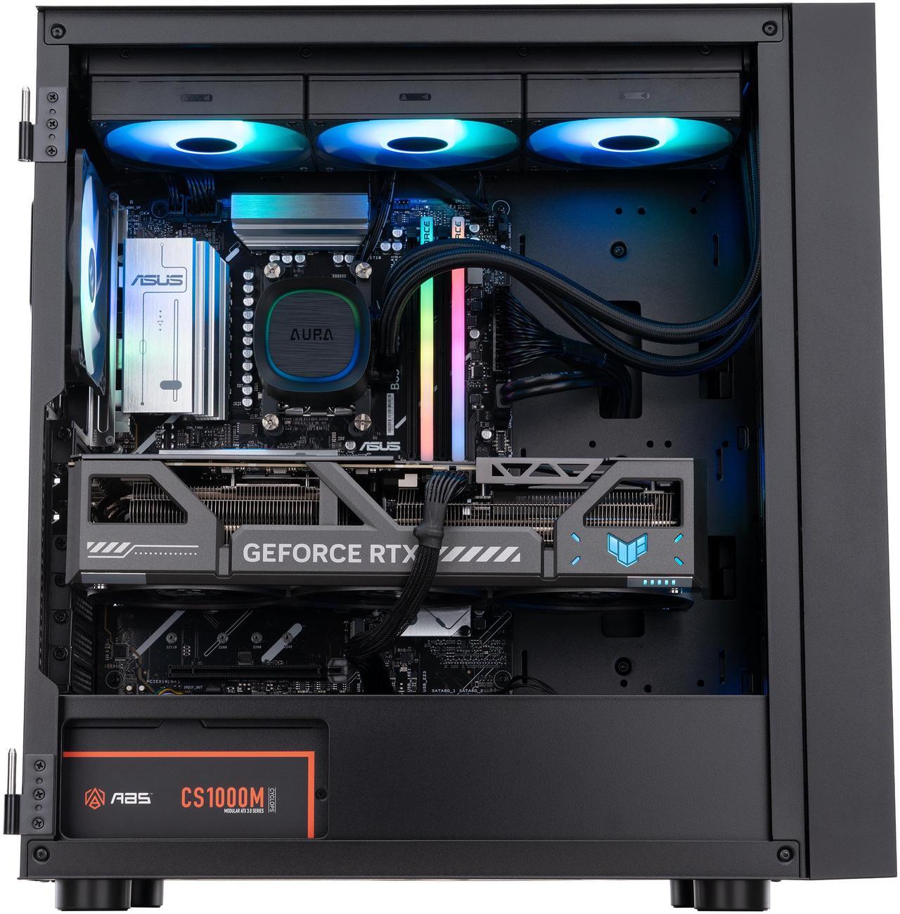 Alt view image 4 of 8 - ABS Eurus Ruby Gaming PC Powered By Asus - Windows 11 - AMD Ryzen 7 9800X3D - GeForce RTX 5080 - DLSS 4 - AI-Powered Performance - 32GB DDR5 6400MHz - 2TB M.2 NVMe SSD - ER9800X3D50804