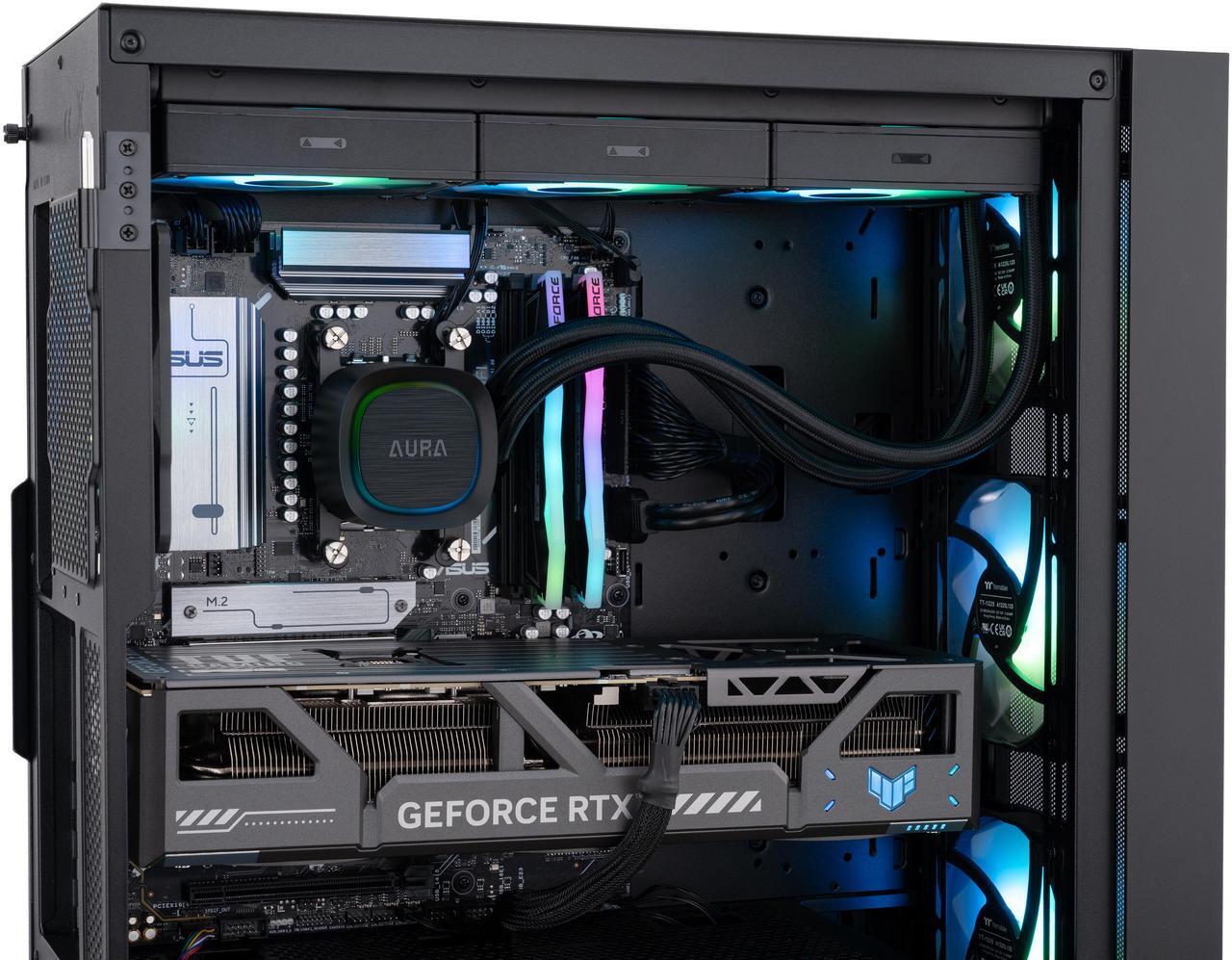 Alt view image 7 of 8 - ABS Eurus Ruby Gaming PC Powered By Asus - Windows 11 - AMD Ryzen 7 9800X3D - GeForce RTX 5080 - DLSS 4 - AI-Powered Performance - 32GB DDR5 6400MHz - 2TB M.2 NVMe SSD - ER9800X3D50804