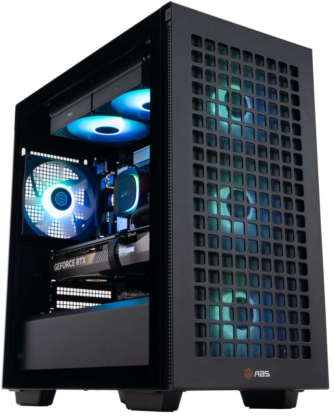 Alt view image 2 of 8 - ABS Aeolian-M Aqua Gaming PC - Windows 11 - Intel Core Ultra 9 285K - GeForce RTX 5070 Ti - DLSS 4 - AI-Powered Performance - 32GB DDR5 6400MHz - 2TB M.2 NVMe SSD - AMA265KF5070TI3