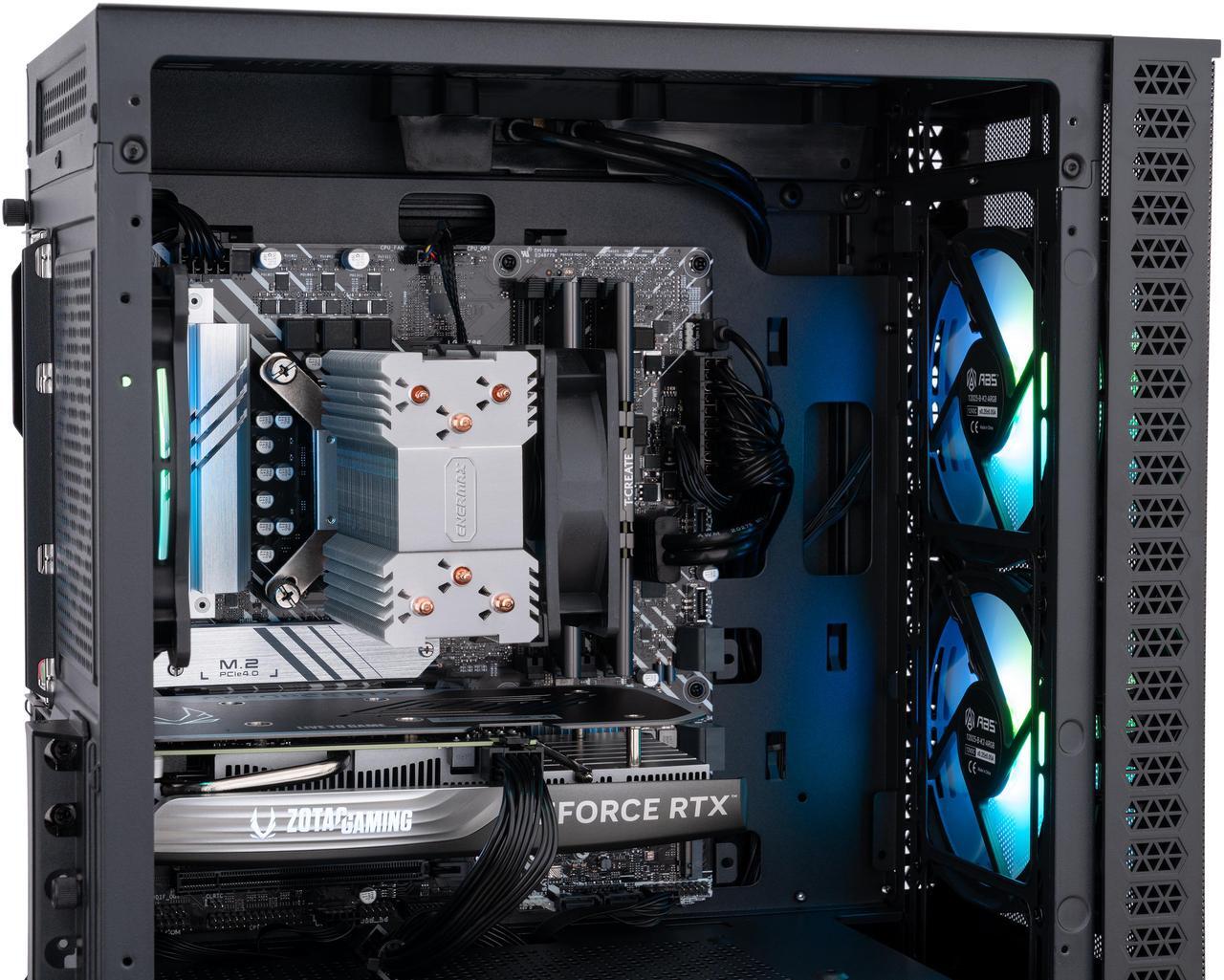 Alt view image 7 of 8 - ABS Cyclone Aqua Gaming PC - Windows 11 - Intel Core i5-13400F - GeForce RTX 4060 - DLSS 4 - AI-Powered Performance - 32GB DDR4 3200MHz - 1TB M.2 NVMe SSD - CA13400F40606