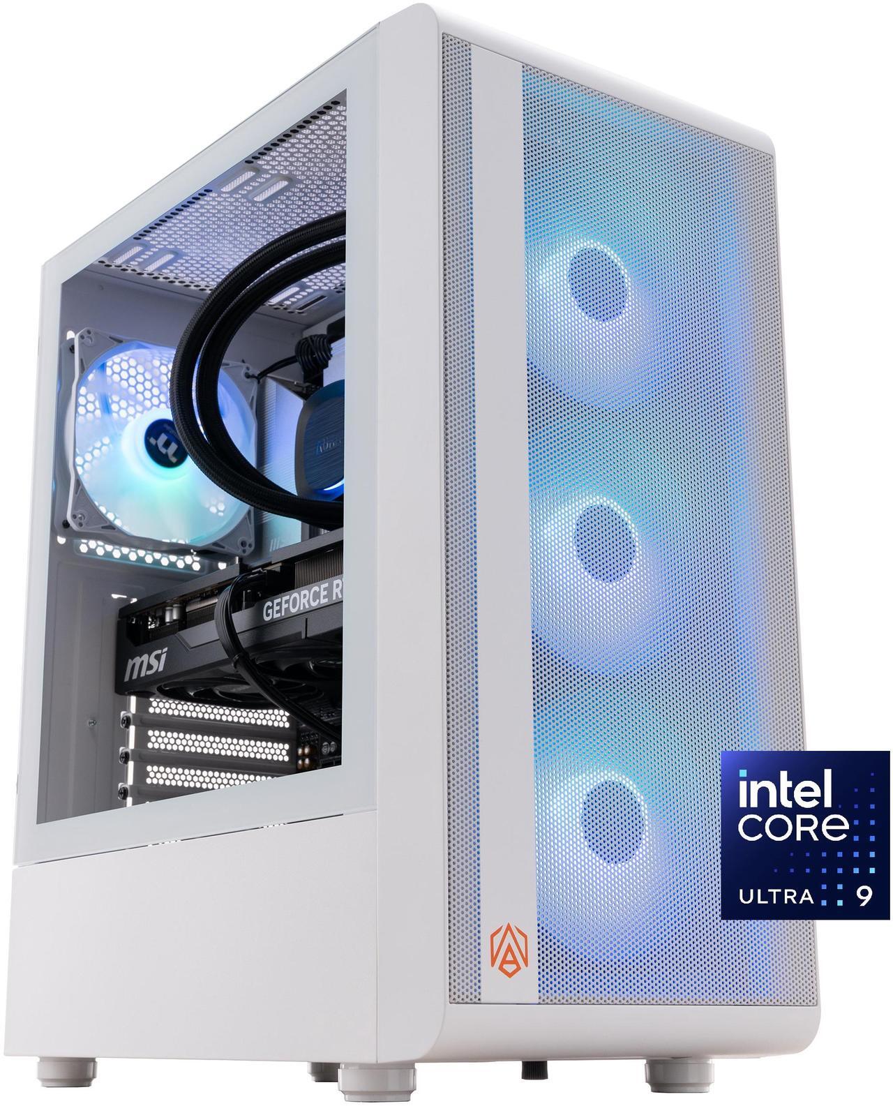 Main image of ABS Stratos Aqua Gaming PC - Windows 11 - Intel Core Ultra 9 285K - GeForce RTX 5070 Ti - DLSS 4 - AI-Powered Performance - 32GB DDR5 6400MHz - 2TB M.2 NVMe SSD - SA285K5070TI