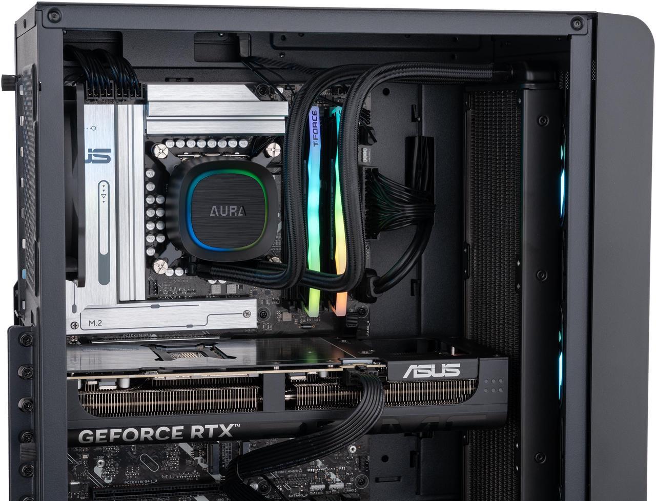 Alt view image 7 of 8 - ABS Stratos Aqua Gaming PC Powered By Asus - Windows 11 - Intel Core Ultra 9 285K - GeForce RTX 5070 Ti - DLSS 4 - AI-Powered Performance - 32GB DDR5 6400MHz - 2TB M.2 NVMe SSD - SA285K5070TI2