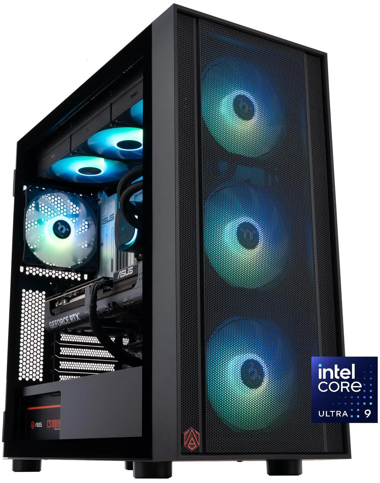 Main image of ABS Eurus Aqua Gaming PC Powered By Asus- Windows 11 - Intel Core Ultra 9 285K - GeForce RTX 5080- DLSS 4 - AI-Powered Performance - 32GB DDR5 6400MHz - 2TB M.2 NVMe SSD - EA285K50803