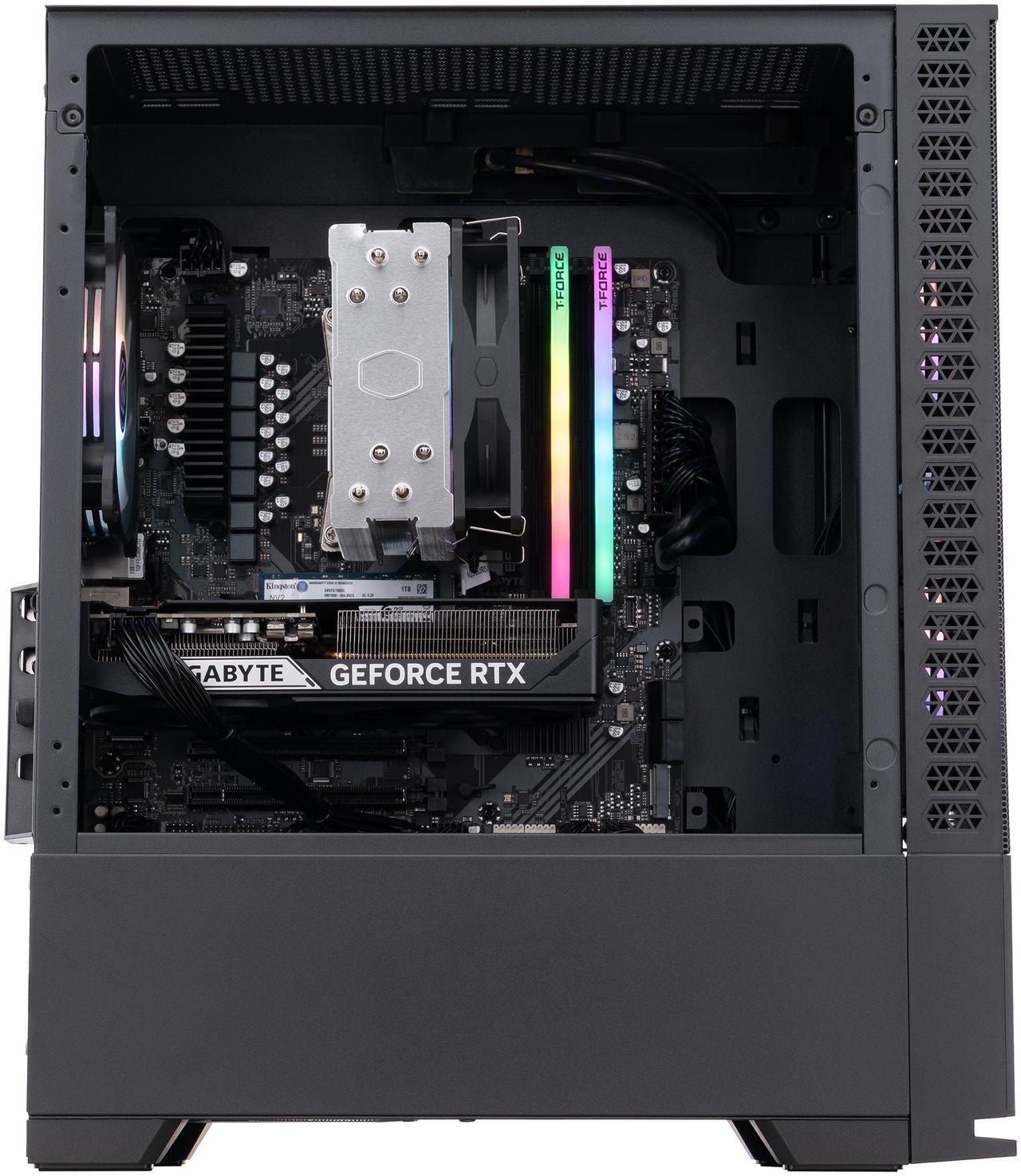 Alt view image 4 of 8 - ABS Cyclone Aqua Gaming PC - Windows 11 - AMD Ryzen 7 9700X - GeForce RTX 5060 TI 16G - DLSS 4 - AI-Powered Performance - 32GB DDR5 6000MHz - 1TB M.2 NVMe SSD - CA9700X5060TI