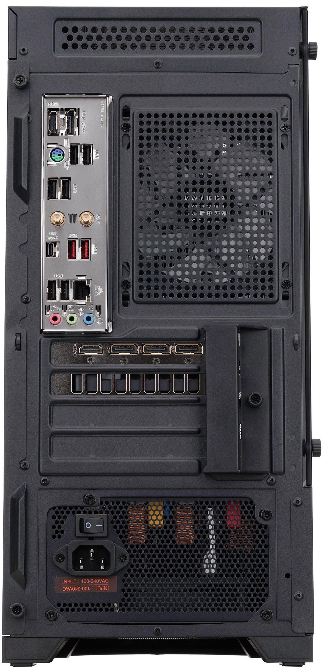 Alt view image 6 of 8 - ABS Cyclone Aqua Gaming PC - Windows 11 - AMD Ryzen 7 9700X - GeForce RTX 5060 TI 16G - DLSS 4 - AI-Powered Performance - 32GB DDR5 6000MHz - 1TB M.2 NVMe SSD - CA9700X5060TI
