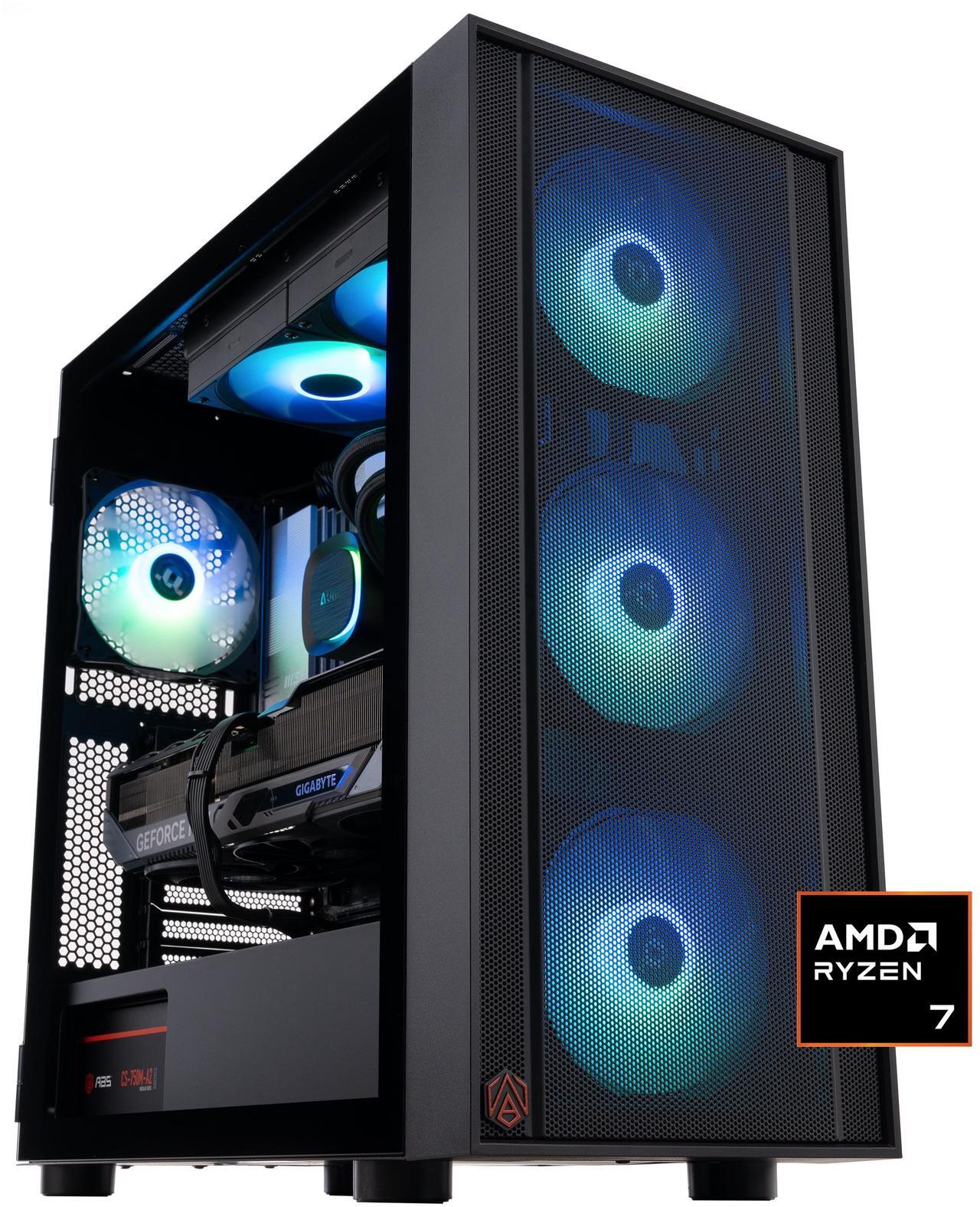 Main image of ABS Eurus Ruby Gaming PC - Windows 11 - AMD Ryzen 7 9800X3D - GeForce RTX 5070 Ti - DLSS 4 - AI-Powered Performance - 32GB DDR5 6400MHz - 2TB M.2 NVMe SSD - ER9800X3D5070TI4