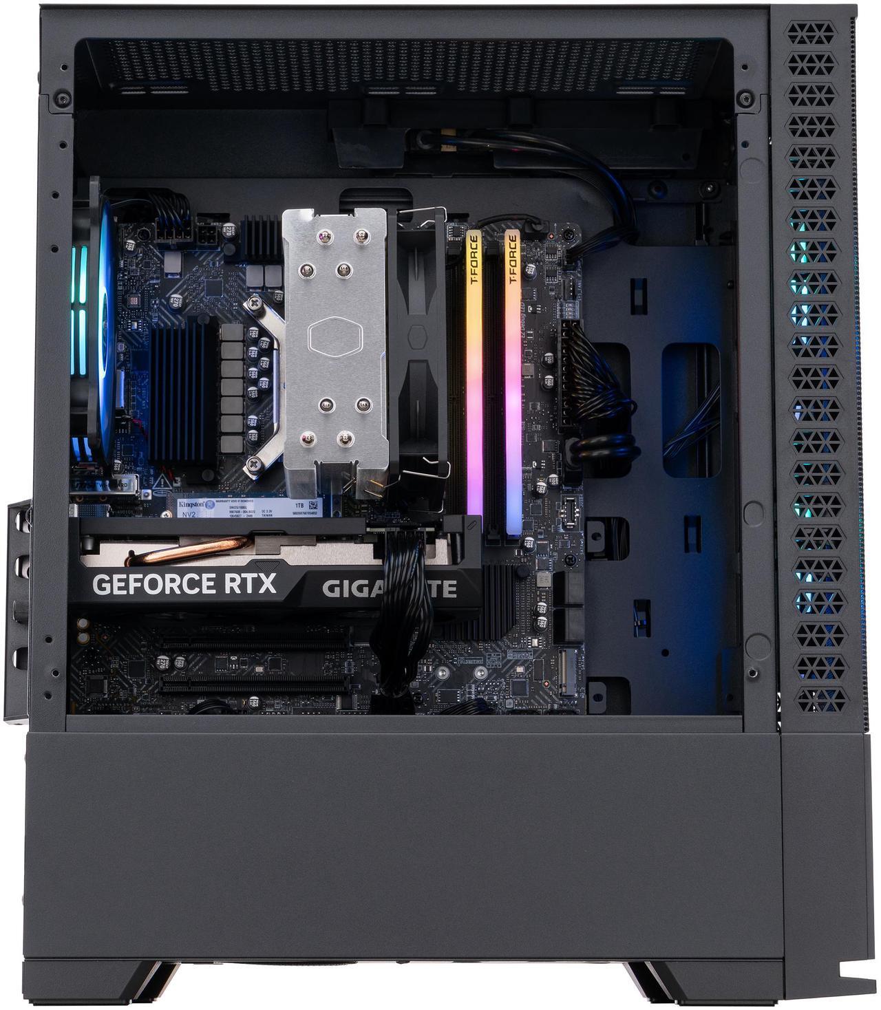 Alt view image 4 of 8 - ABS Cyclone Aqua Gaming PC - Windows 11 - Intel Core i7-14700F - GeForce RTX 4060 - DLSS 4 - AI-Powered Performance - 32GB DDR5 6000MHz - 1TB M.2 NVMe SSD - CA14700F40604