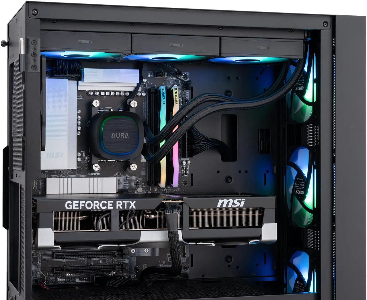 Alt view image 7 of 8 - ABS Eurus Ruby Gaming PC - Windows 11 - AMD Ryzen 7 9800X3D - GeForce RTX 5090 - DLSS 4 - AI-Powered Performance - 32GB DDR5 6400MHz - 2TB M.2 NVMe SSD - ER9800X3D50903