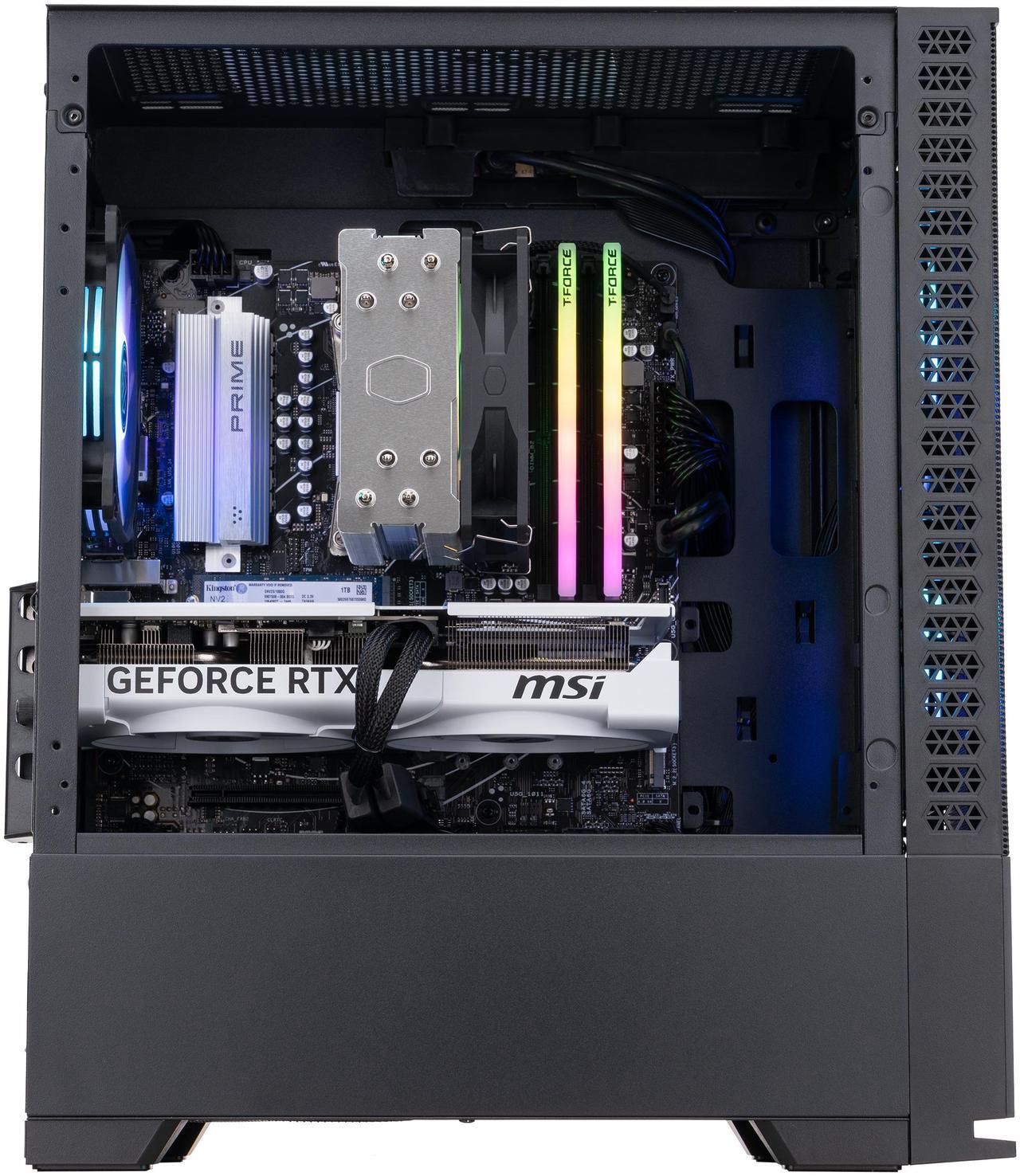 Alt view image 4 of 8 - ABS Cyclone Ruby Gaming PC - Windows 11 - AMD Ryzen 7 7700X - GeForce RTX 5070 - DLSS 4 - AI-Powered Performance - 32GB DDR5 6000MHz - 1TB M.2 NVMe SSD - CR7700X5070