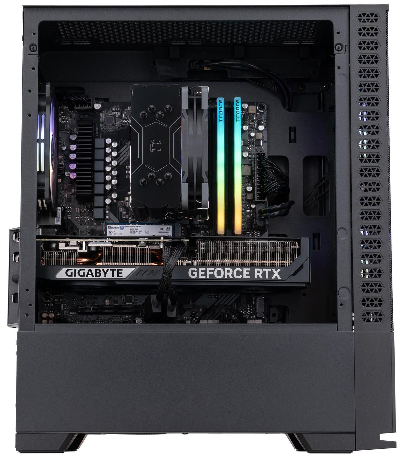 Alt view image 4 of 8 - ABS Cyclone Ruby Gaming PC - Windows 11 - AMD Ryzen 7 9700X - GeForce RTX 5070 - DLSS 4 - AI-Powered Performance - 32GB DDR5 6000MHz - 1TB M.2 NVMe SSD - CR9700X5070