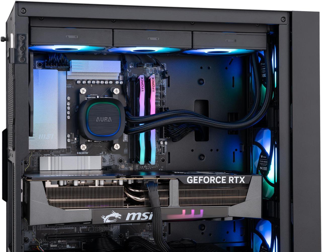 Alt view image 7 of 8 - ABS Eurus Ruby Gaming PC - Windows 11 - AMD Ryzen 7 9800X3D - GeForce RTX 5090 - DLSS 4 - AI-Powered Performance - 32GB DDR5 6400MHz - 2TB M.2 NVMe SSD - ER9800X3D50904