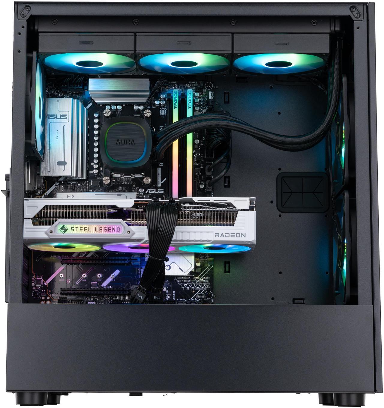 Alt view image 4 of 8 - ABS Eurus Ruby Gaming PC - Windows 11 - AMD Ryzen 7 7800X3D - Radeon RX 9070 XT - 32GB DDR5 6000MHz - 2TB M.2 NVMe SSD - AR7800X3D9070XT