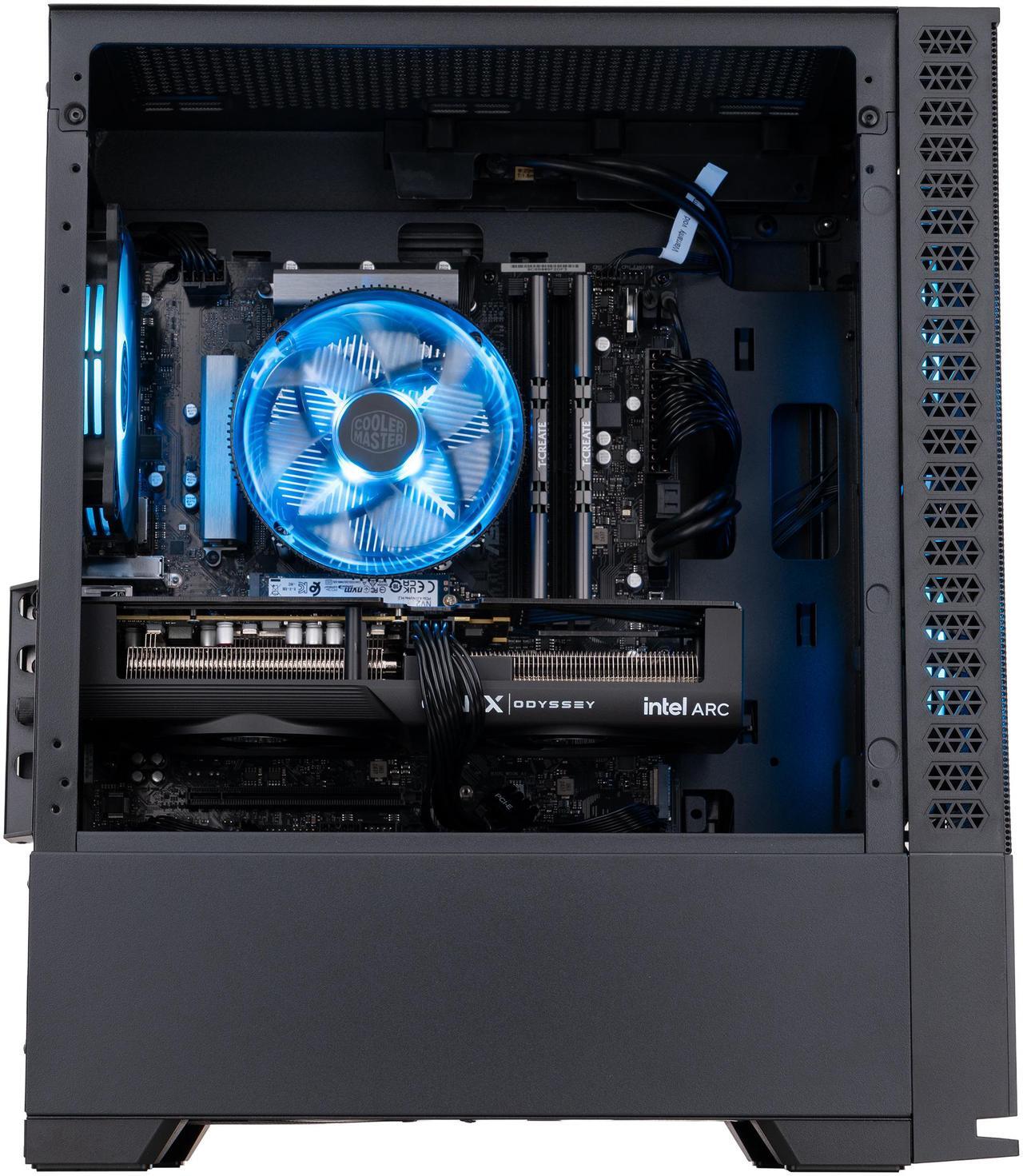 Alt view image 4 of 8 - ABS Cyclone Aqua Gaming PC - Windows 11 - Intel Core i5-13400F - Arc B580 - 32GB DDR4 3200MHz - 1TB M.2 NVMe SSD - CA13400FB580