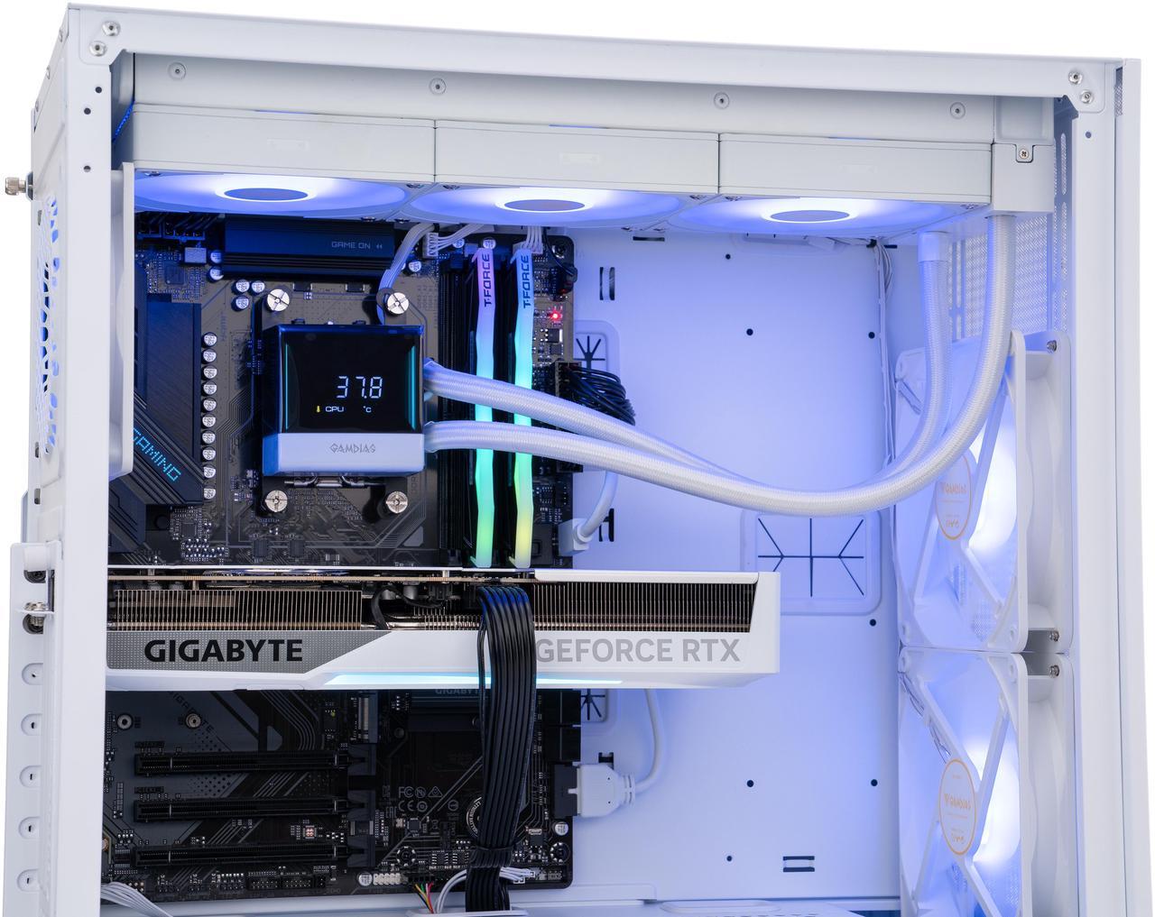 Alt view image 7 of 8 - ABS Aeolian Ruby Gaming PC - Windows 11 - AMD Ryzen 7 7800X3D - GeForce RTX 5070 Ti - DLSS 4 - AI-Powered Performance - 32GB DDR5 6000MHz - 2TB M.2 NVMe SSD - AR7800X3D5070TI