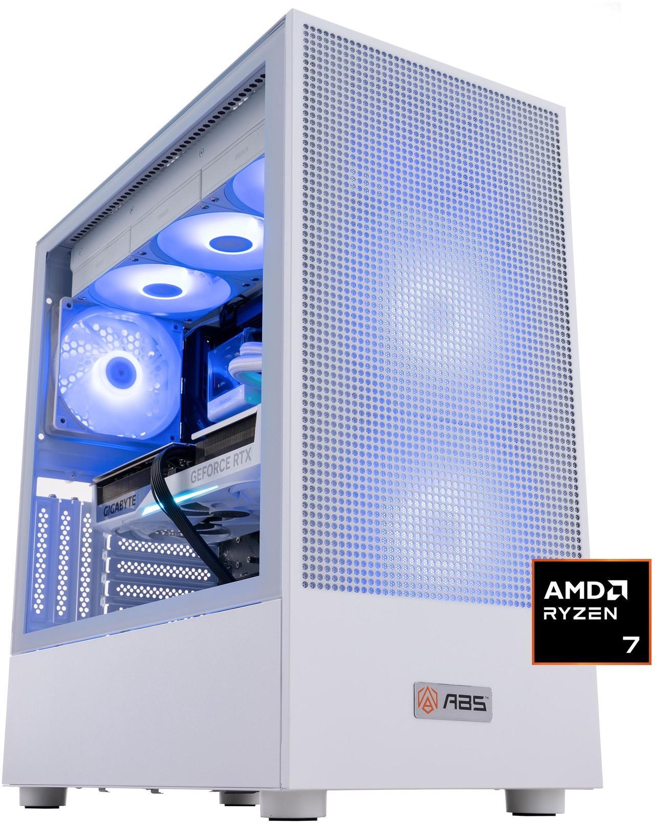 Main image of ABS Aeolian Ruby Gaming PC - Windows 11 - AMD Ryzen 7 7800X3D - GeForce RTX 5070 Ti - DLSS 4 - AI-Powered Performance - 32GB DDR5 6000MHz - 2TB M.2 NVMe SSD - AR7800X3D5070TI
