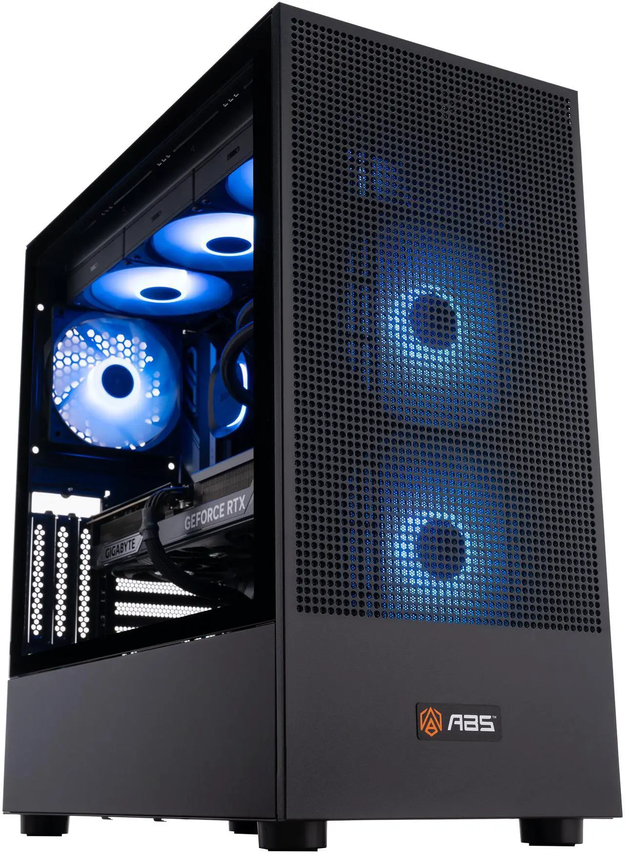 Alt view image 2 of 8 - ABS Aeolian Aqua Gaming PC - Windows 11 - Intel Core Ultra 9 285K - GeForce RTX 5080 - DLSS 4 - AI-Powered Performance - 32GB DDR5 6400MHz - 2TB M.2 NVMe SSD - AA285K5080