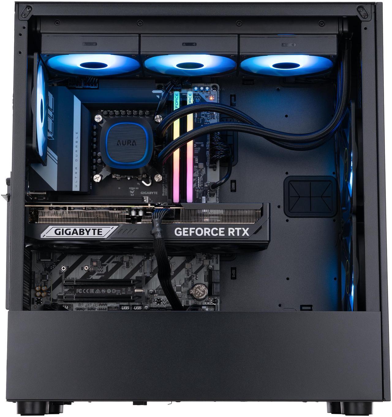 Alt view image 4 of 8 - ABS Aeolian Aqua Gaming PC - Windows 11 - Intel Core Ultra 9 285K - GeForce RTX 5080 - DLSS 4 - AI-Powered Performance - 32GB DDR5 6400MHz - 2TB M.2 NVMe SSD - AA285K5080