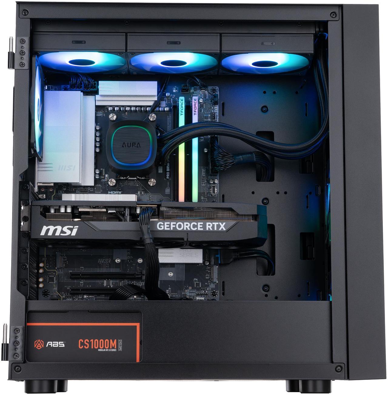 Alt view image 4 of 8 - ABS Eurus Ruby Gaming PC - Windows 11 - AMD Ryzen 7 9800X3D - GeForce RTX 5080 - DLSS 4 - AI-Powered Performance - 32GB DDR5 6400MHz - 2TB M.2 NVMe SSD - ER9800X3D50806
