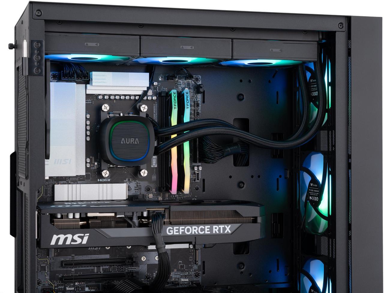 Alt view image 7 of 8 - ABS Eurus Ruby Gaming PC - Windows 11 - AMD Ryzen 7 9800X3D - GeForce RTX 5080 - DLSS 4 - AI-Powered Performance - 32GB DDR5 6400MHz - 2TB M.2 NVMe SSD - ER9800X3D50806