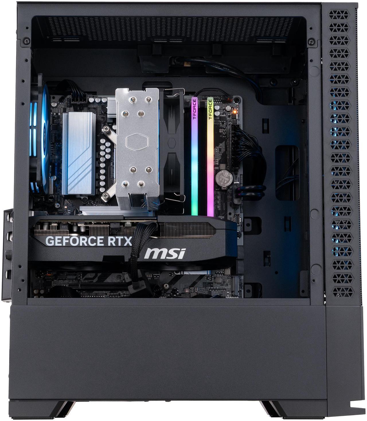 Alt view image 4 of 8 - ABS Cyclone Aqua Gaming PC - Windows 11 - Intel Core Ultra 7 265KF - GeForce RTX 5070 - DLSS 4 - AI-Powered Performance - 32GB DDR5 6000MHz - 1TB M.2 NVMe SSD - CA265KF5070