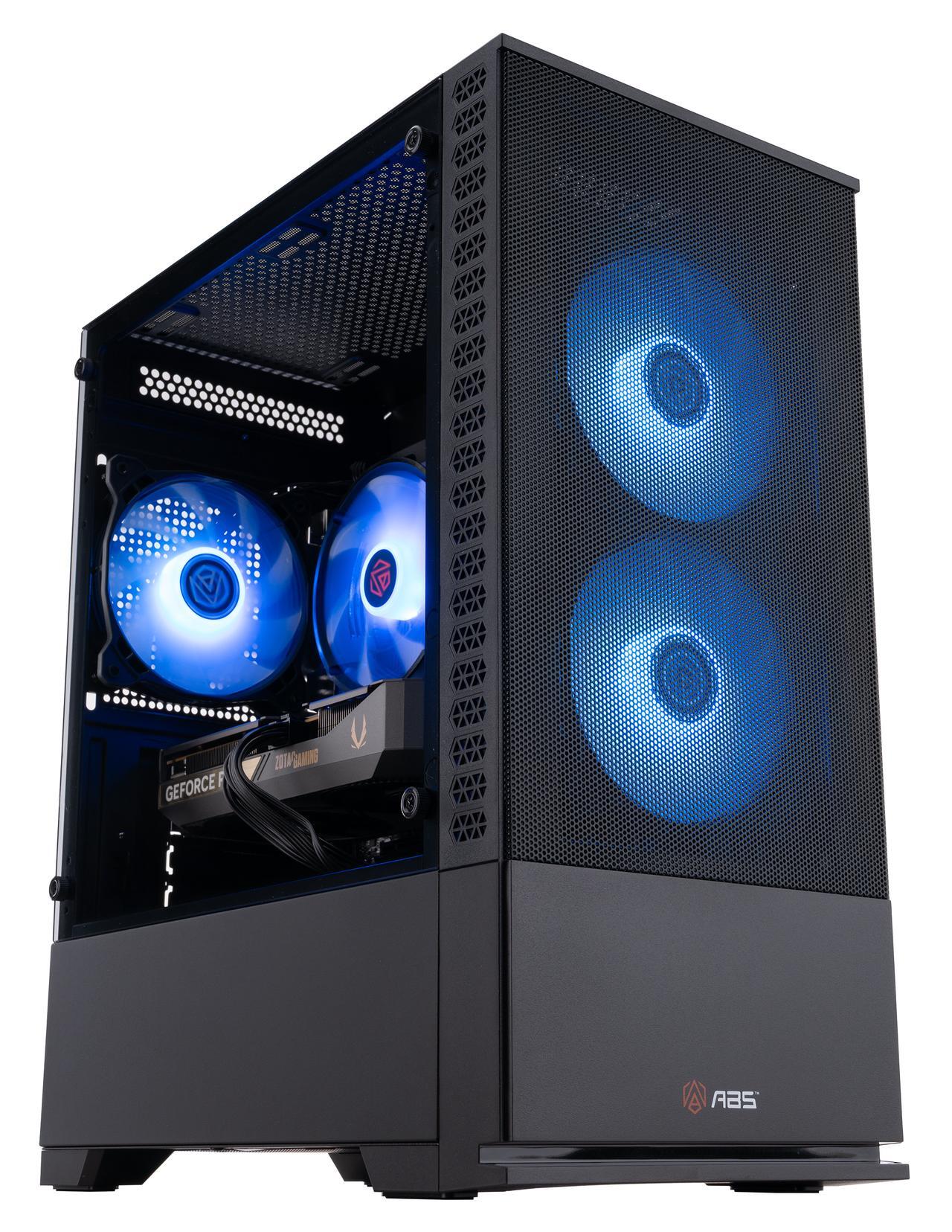 Alt view image 2 of 8 - ABS Cyclone Aqua Gaming PC - Windows 11 - Intel Core i5-14400F - GeForce RTX 5060 - DLSS 4 - AI-Powered Performance - 32GB DDR4 3200MHz - 1TB M.2 NVMe SSD - CA14400F5060