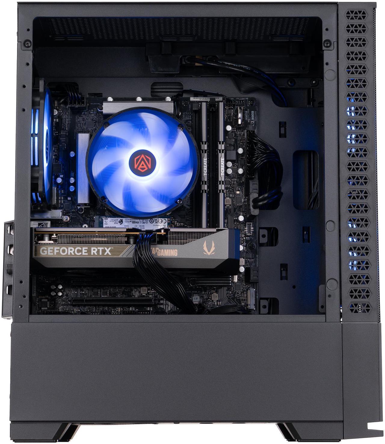 Alt view image 4 of 8 - ABS Cyclone Aqua Gaming PC - Windows 11 - Intel Core i5-14400F - GeForce RTX 5060 - DLSS 4 - AI-Powered Performance - 32GB DDR4 3200MHz - 1TB M.2 NVMe SSD - CA14400F5060