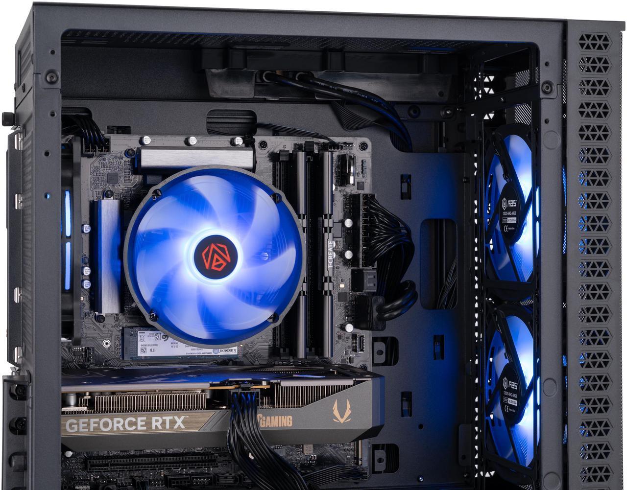 Alt view image 7 of 8 - ABS Cyclone Aqua Gaming PC - Windows 11 - Intel Core i5-14400F - GeForce RTX 5060 - DLSS 4 - AI-Powered Performance - 32GB DDR4 3200MHz - 1TB M.2 NVMe SSD - CA14400F5060