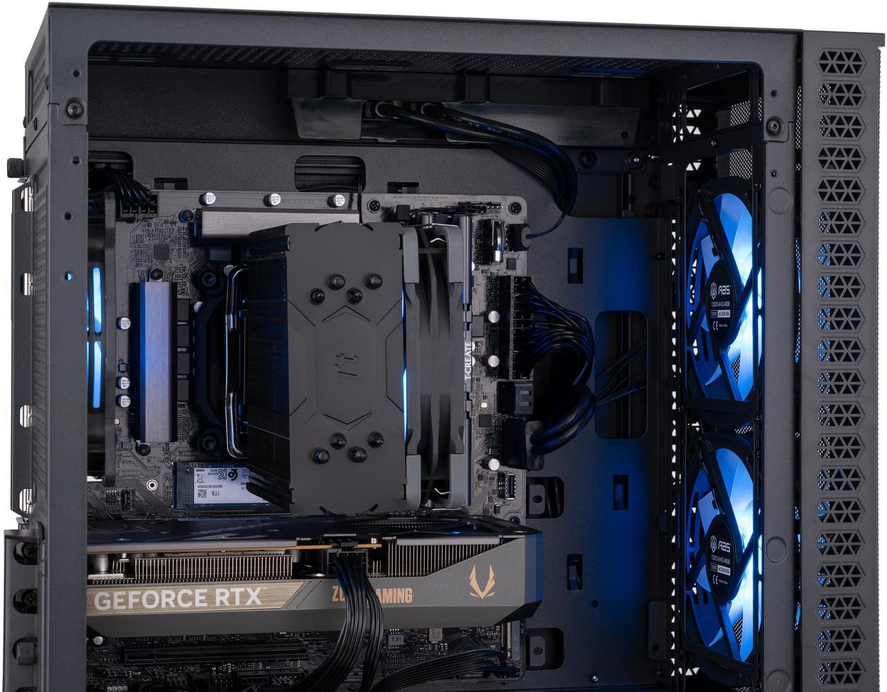 Alt view image 7 of 8 - ABS Cyclone Aqua Gaming PC - Windows 11 - Intel Core i7-14700F - GeForce RTX 5060 - DLSS 4 - AI-Powered Performance - 32GB DDR5 6000MHz - 1TB M.2 NVMe SSD - CA14700F5060