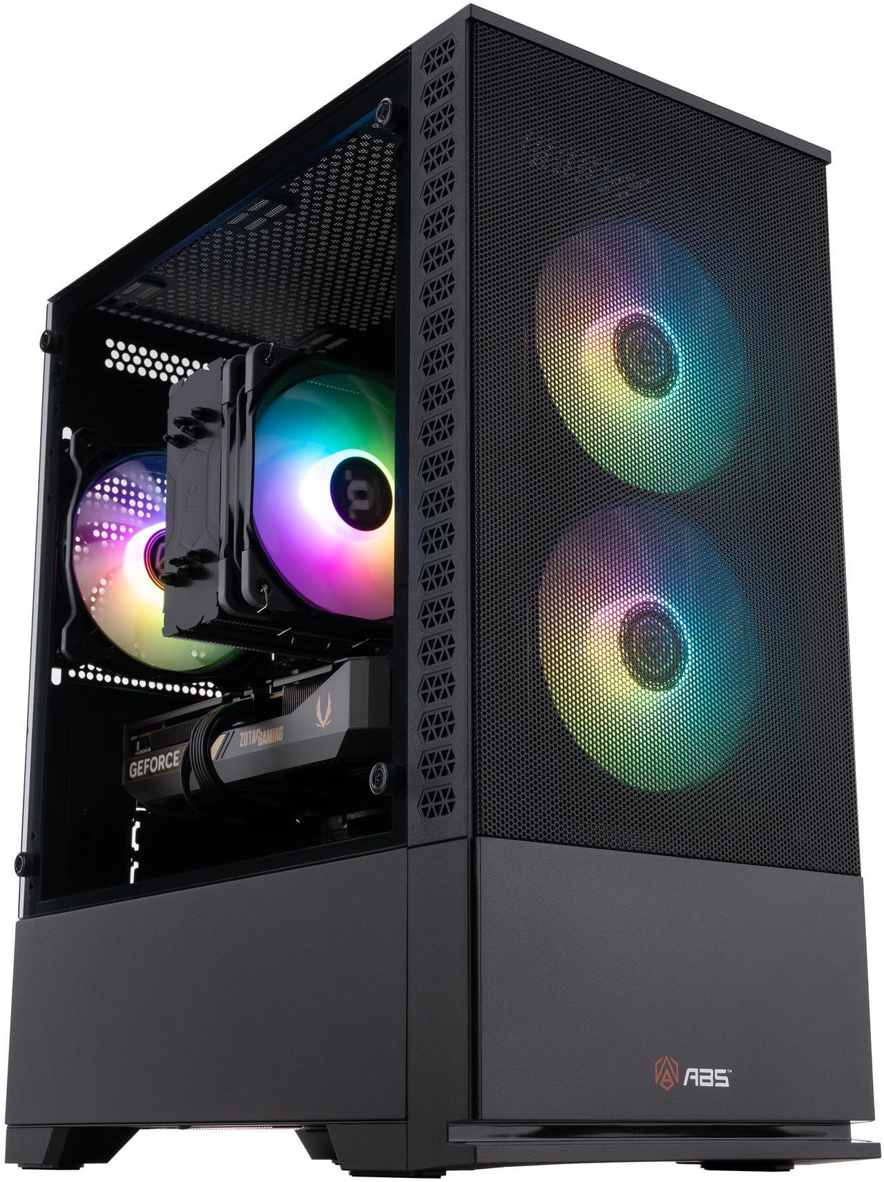 Alt view image 2 of 8 - ABS Cyclone Ruby Gaming PC - Windows 11 - AMD Ryzen 7 9700X - GeForce RTX 5060 - DLSS 4 - AI-Powered Performance - 32GB DDR4 3200MHz - 1TB M.2 NVMe SSD - CR9700X5060