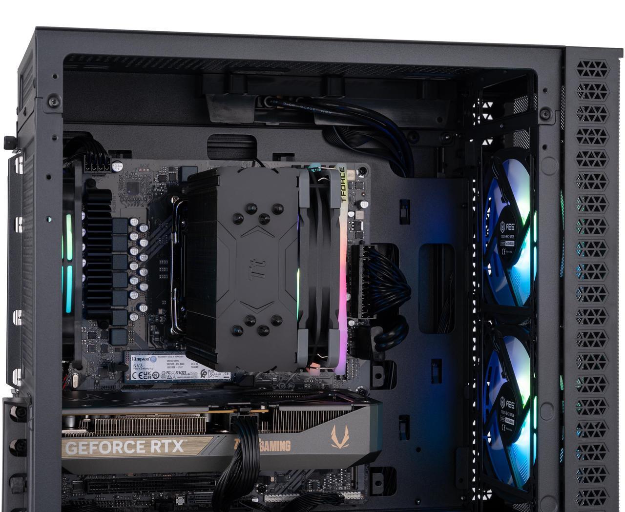 Alt view image 7 of 8 - ABS Cyclone Ruby Gaming PC - Windows 11 - AMD Ryzen 7 9700X - GeForce RTX 5060 - DLSS 4 - AI-Powered Performance - 32GB DDR4 3200MHz - 1TB M.2 NVMe SSD - CR9700X5060