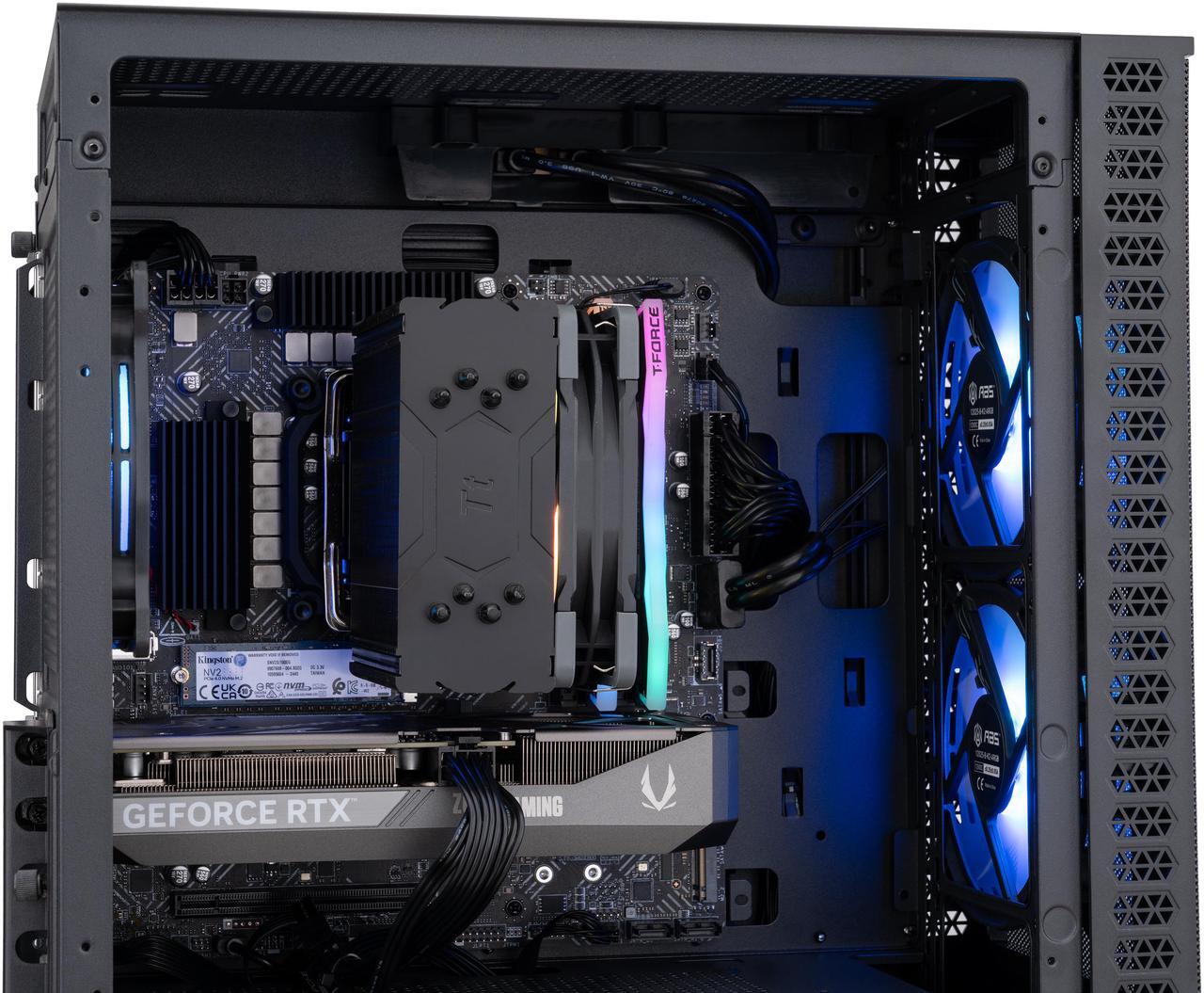 Alt view image 7 of 8 - ABS Cyclone Aqua Gaming PC - Windows 11 - Intel Core i7-14700F - GeForce RTX 5060 Ti - DLSS 4 - AI-Powered Performance - 32GB DDR5 6000 - 1TB M.2 NVMe SSD - CA14700F5060TI3