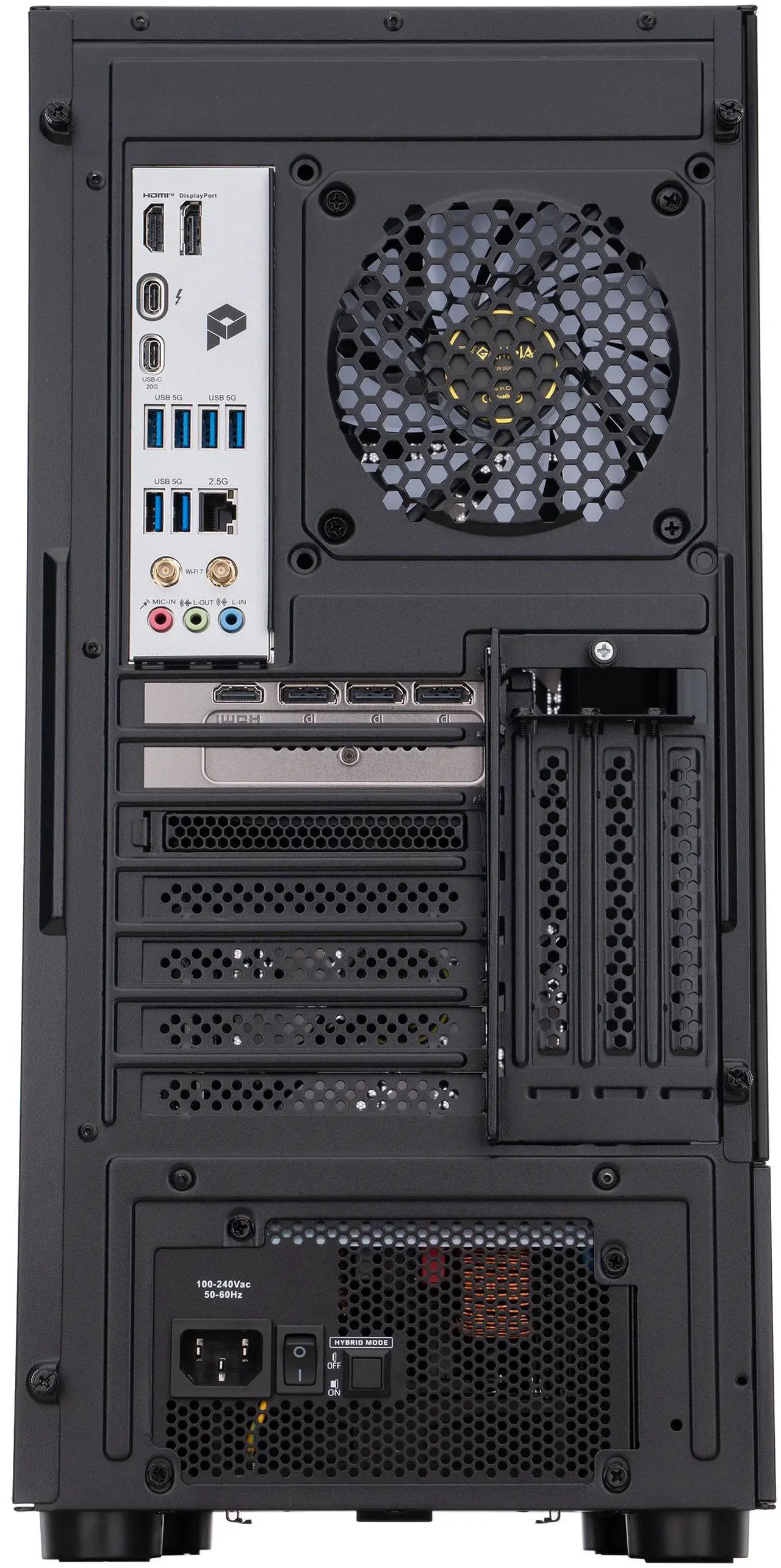 Alt view image 6 of 8 - ABS Aeolian Aqua Gaming PC - Windows 11 - Intel Core Ultra 7 265KF - GeForce RTX 5070 Ti - DLSS 4 - AI-Powered Performance - 32GB DDR5 6000 - 2TB M.2 NVMe SSD - AA265KF5070TI