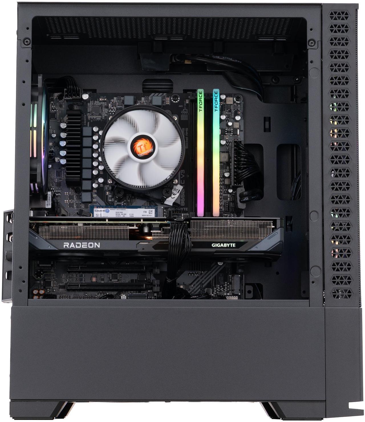 Alt view image 4 of 8 - ABS Cyclone Ruby Gaming PC - Windows 11 - AMD Ryzen 5 9600X - Radeon RX 9060 XT - 32GB DDR5 6000 - 1TB M.2 NVMe SSD - CR9600X9060