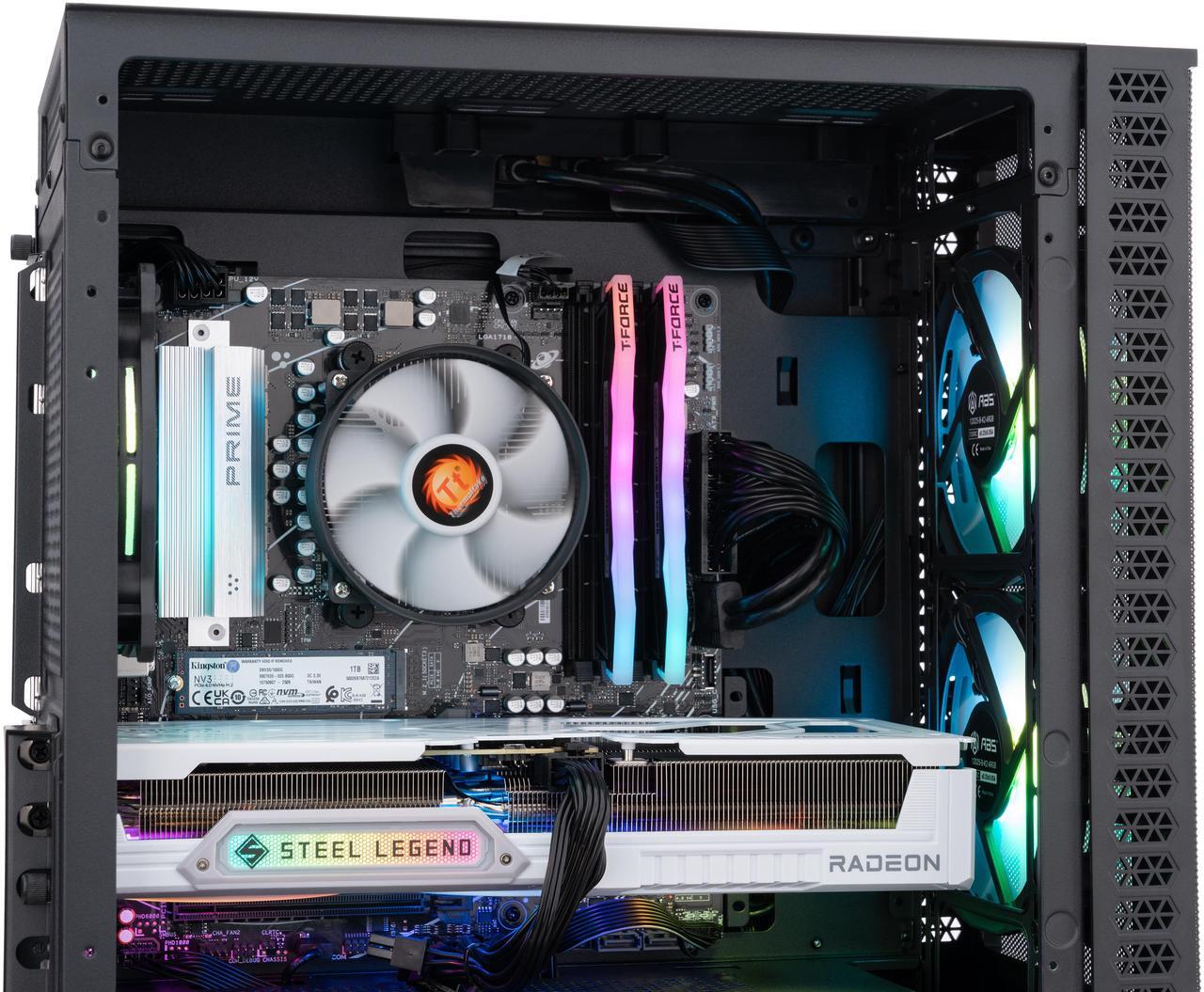 Alt view image 8 of 9 - ABS Cyclone Ruby Gaming PC - Windows 11 - AMD Ryzen 5 9600X - Radeon RX 9060 XT 16GB - 32GB DDR5 6000 - 1TB M.2 NVMe SSD - CR9600X9060XT16G
