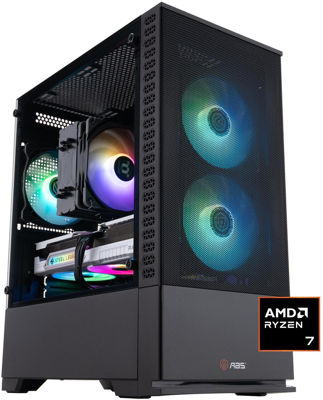 Main image of ABS Cyclone Ruby Gaming PC - Windows 11 - AMD Ryzen 7 9700X - Radeon RX 9060 XT 16GB - 32GB DDR5 6000 - 1TB M.2 NVMe SSD - CR9700X9060XT16G