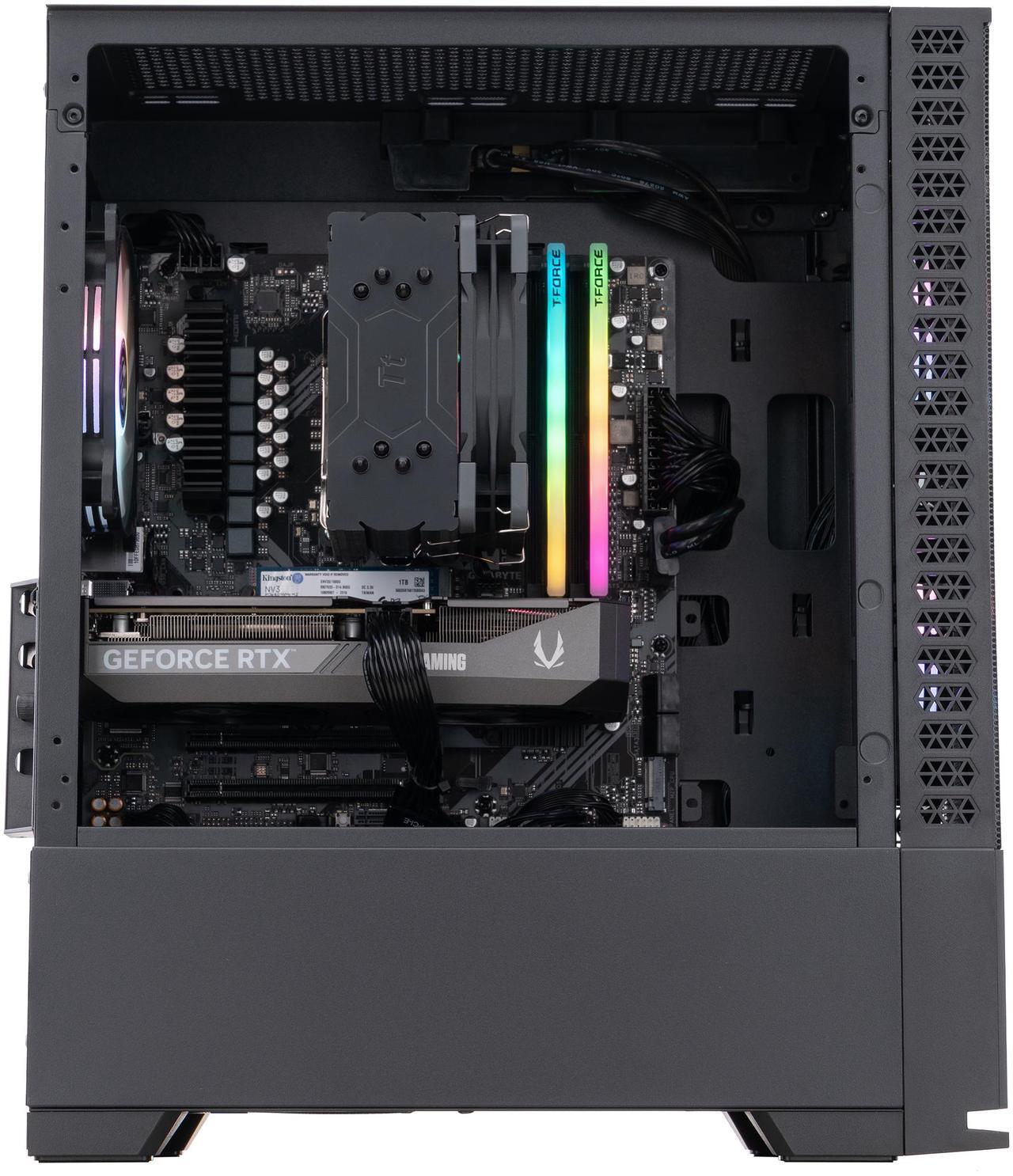 Alt view image 4 of 8 - ABS Cyclone Ruby Gaming PC - Windows 11 - AMD Ryzen 7 7700X - GeForce RTX 5060 Ti 16GB - DLSS 4 - AI-Powered Performance - 32GB DDR5 6000 - 1TB M.2 NVMe SSD - CR7700X5060TI2