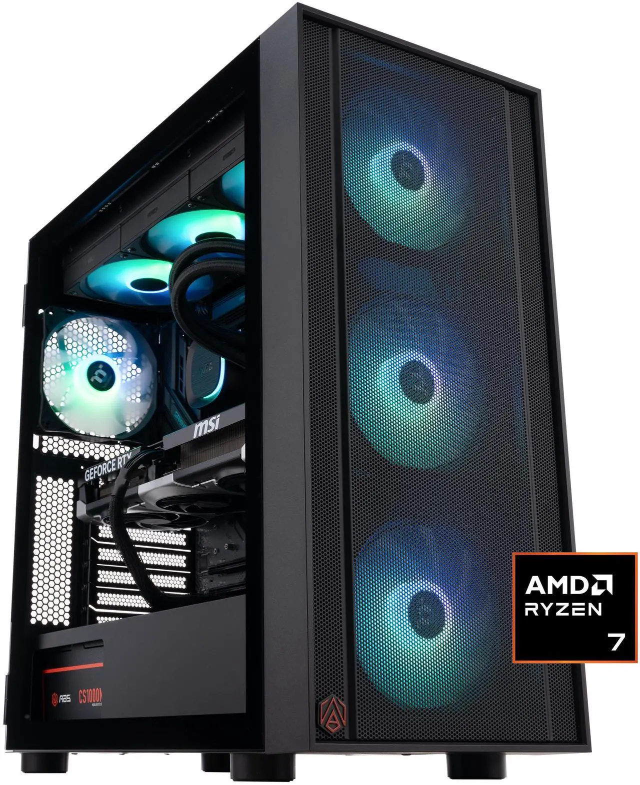 Main image of ABS Eurus Ruby Gaming PC - Windows 11 - AMD Ryzen 7 9800X3D - GeForce RTX 5080 - DLSS 4 - AI-Powered Performance - 32GB DDR5 6400MHz - 2TB M.2 NVMe SSD - ER9800X3D50807