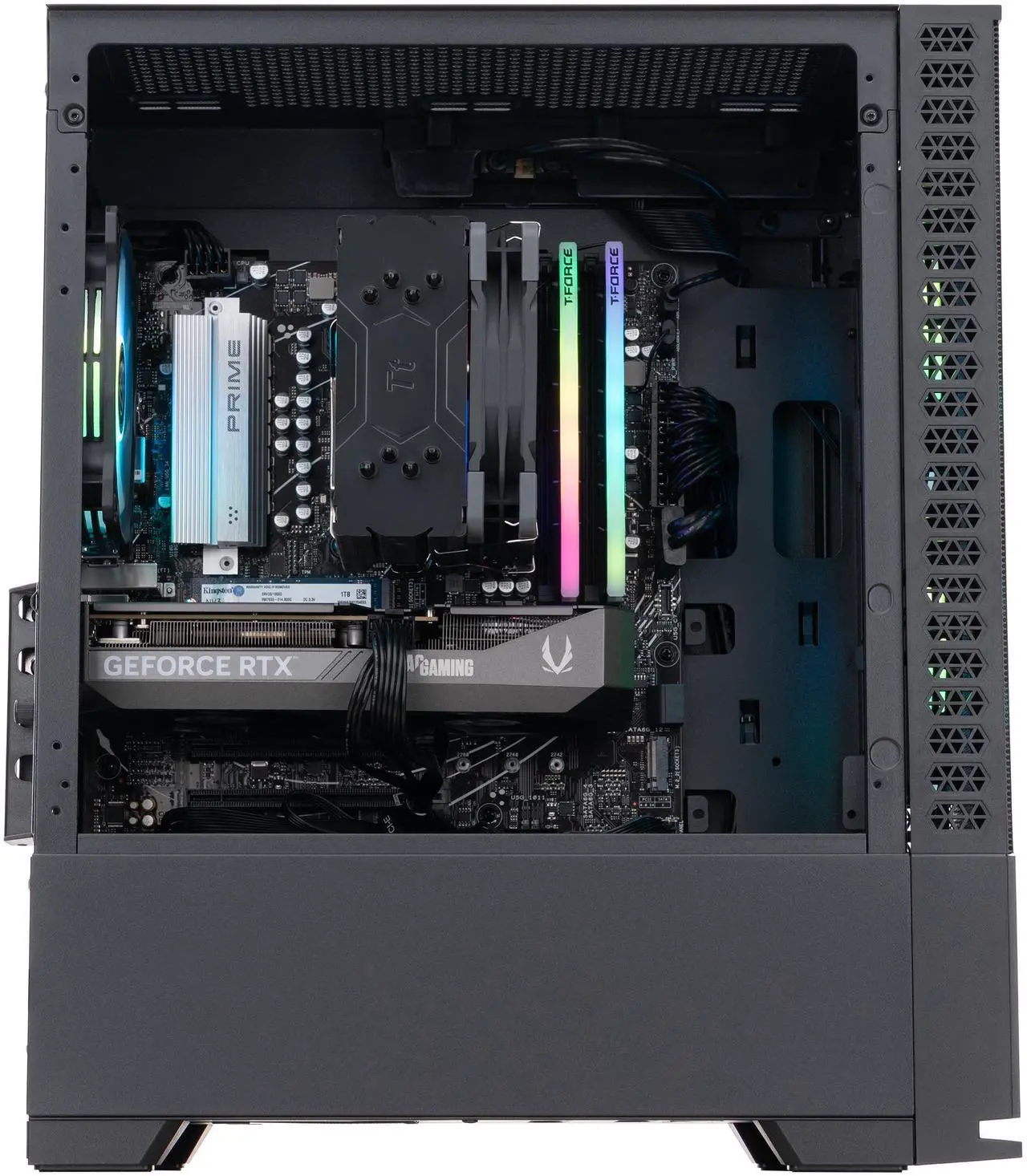 Alt view image 4 of 8 - ABS Cyclone Ruby Gaming PC - Windows 11 - AMD Ryzen 7 9700X - GeForce RTX 5060 Ti -  DLSS 4 - AI-Powered Performance - 32GB DDR5 6000 - 1TB M.2 NVMe SSD - CR9700X5060TI2