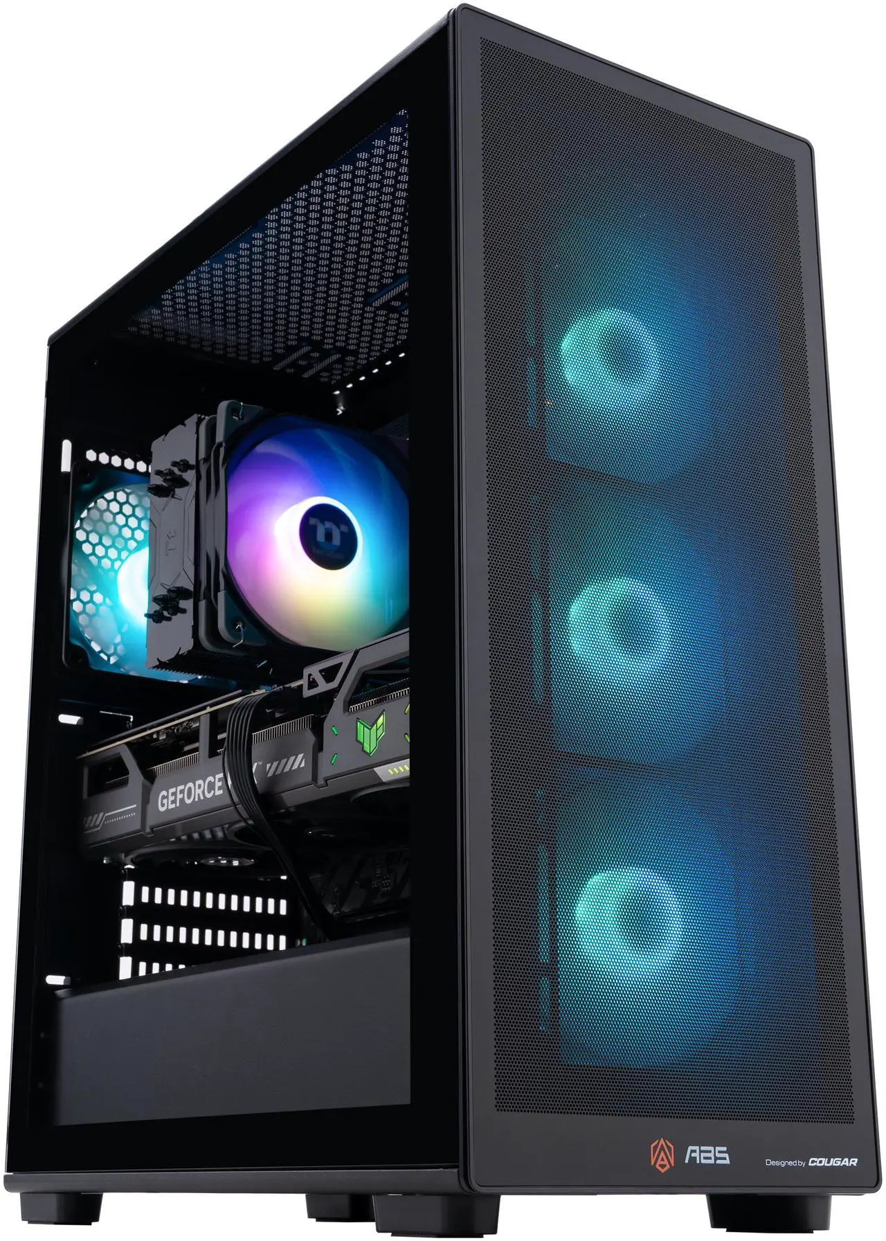 ABS Stratos II Aqua Gaming PC - Windows 11 - Intel Core Ultra 7 265KF - GeForce RTX 5070 - DLSS 4 - AI-Powered Performance - 32GB DDR5 6400 - 2TB M.2 NVMe SSD
