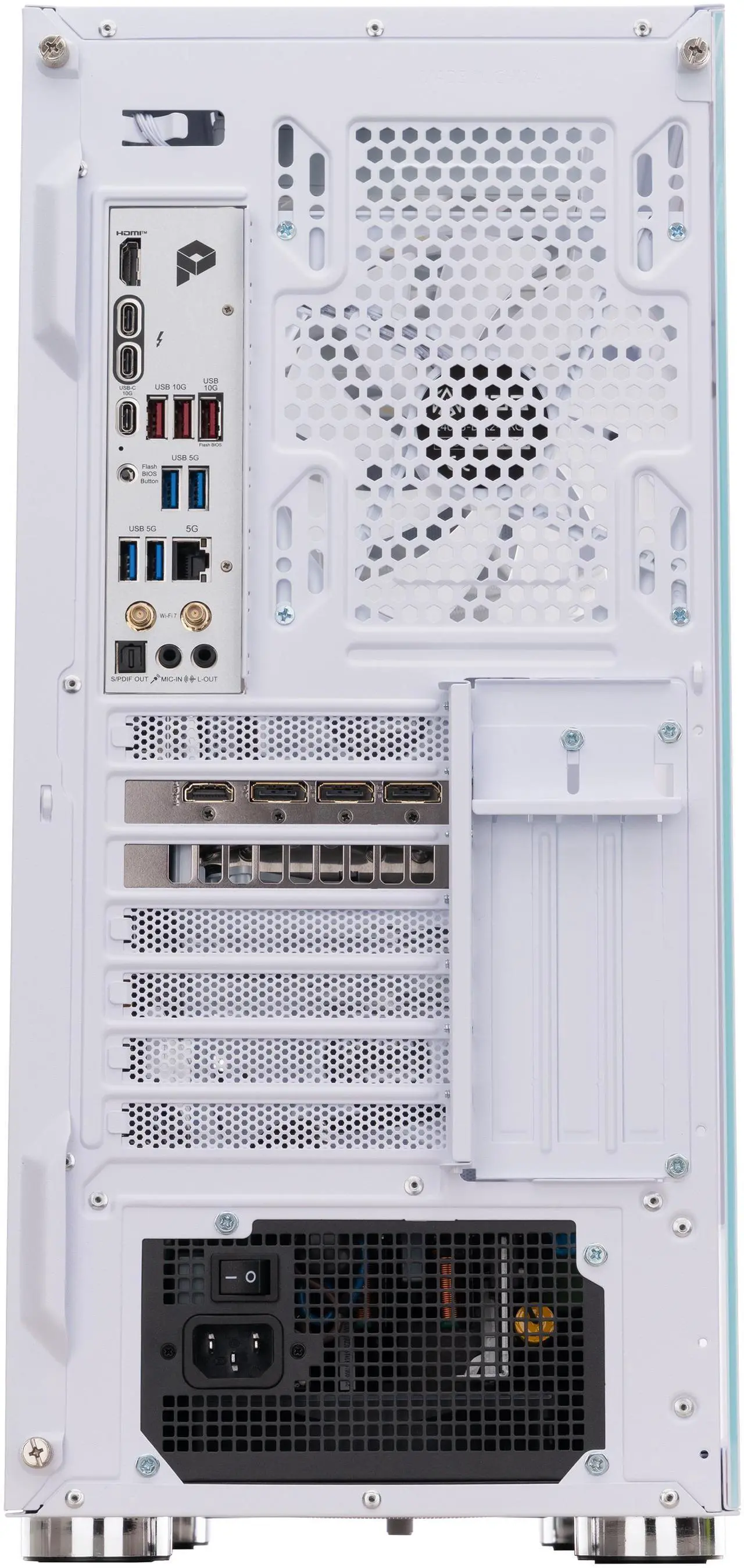 Alt view image 6 of 9 - ABS Kaze II Aqua Gaming PC - Windows 11 - Intel Core Ultra 7 265KF - GeForce RTX 5070 Ti 16GB - DLSS 4 - AI-Powered Performance - 32GB DDR5 6400 - 2TB M.2 SSD