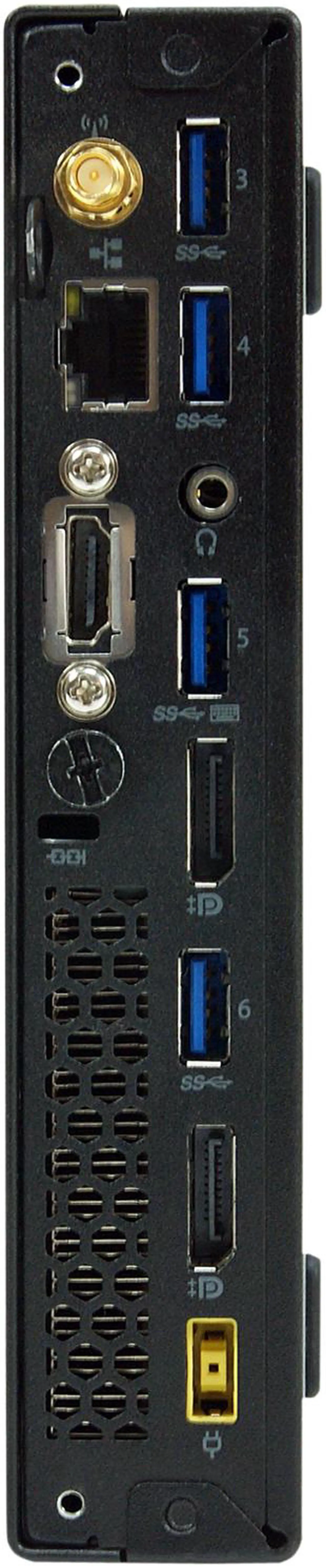 Alt view image 4 of 4 - Lenovo Desktop Computer M900-TINY Intel Core i7-6700T 16 GB 512GB SSD Intel HD Graphics 530 Windows 10 Pro 64-bit