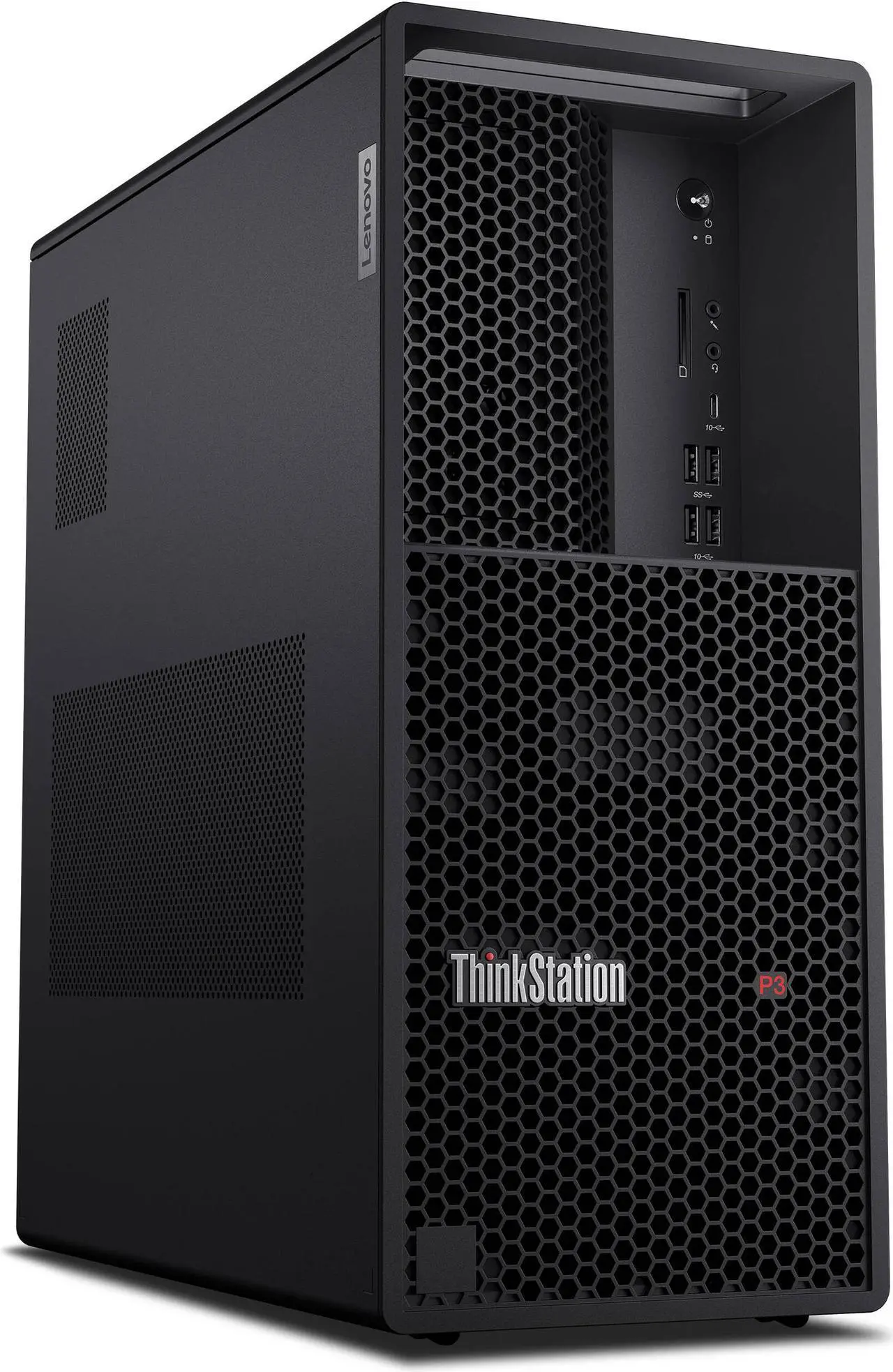 Main image of Lenovo ThinkStation P3 30GS002YUS Workstation - Intel Core i9 Tetracosa-core (24 Core) i9-13900 13th Gen 2 GHz - 32 GB DDR5 SDRAM RAM - 1 TB SSD - Tower