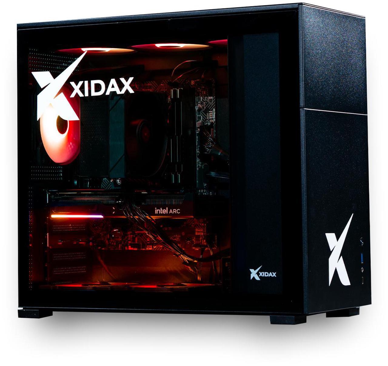 Main image of Xidax X-2 Series Intel Core i5 14400F (up to 4.7GHz), Intel Arc B580 12GB, 1TB NVMe M.2 SSD, 16GB RAM, Fan Cooling, Window 11 Home Xen Black Gaming Desktop - Assembled & Serviced in Utah