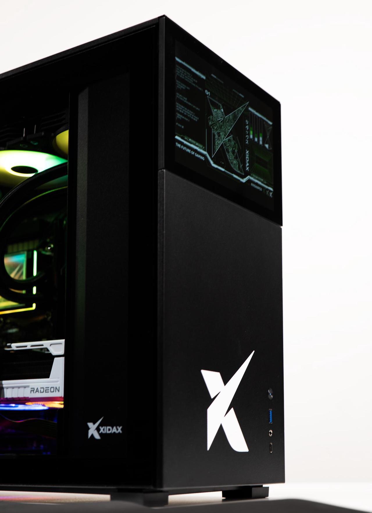 Alt view image 3 of 6 - Xidax X-6 Series Intel Core i7 14700KF (up to 5.6GHz) , AMD Radeon RX 9070XT 16GB, 2TB NVMe M.2 SSD, 32GB (2x16GB) RAM, Liquid cooling, Genuine Window 11 Home Xen Screen Black Gaming Desktop - Assembled & Serviced in Utah