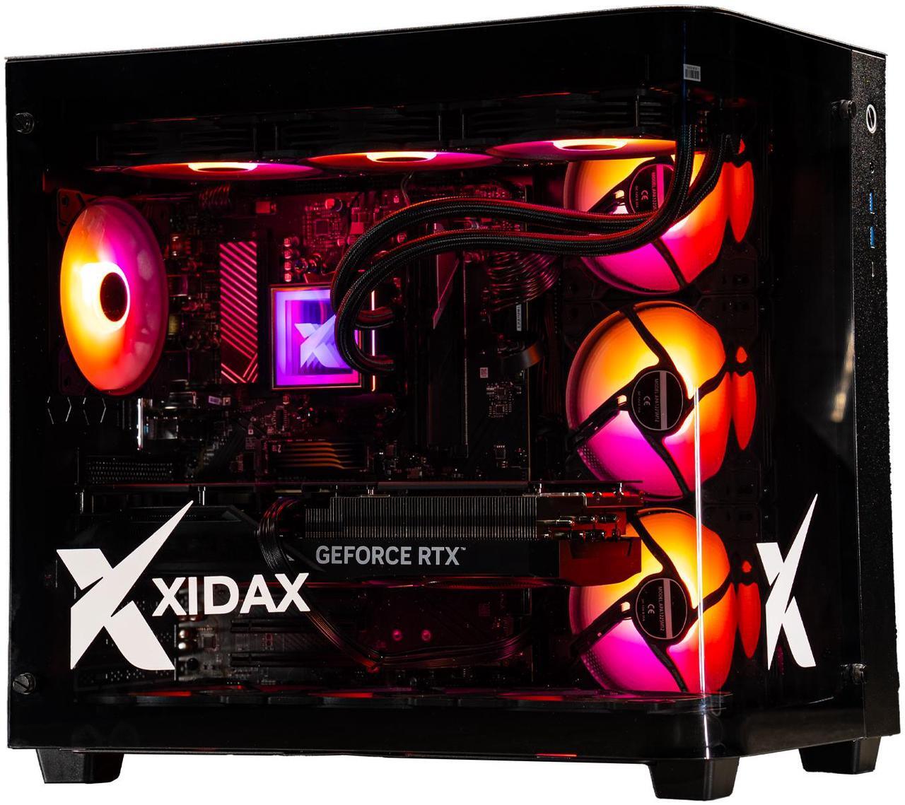 Main image of Xidax X-6 Series Intel Core i9 14900KF (up to 6.0GHz) , NVIDIA GeForce RTX 5090 32GB, 2TB NVMe M.2 SSD, 64GB (2x32GB) RAM, Liquid cooling, Genuine Window 11 Home Onami Black Gaming Desktop - Assembled & Serviced in Utah
